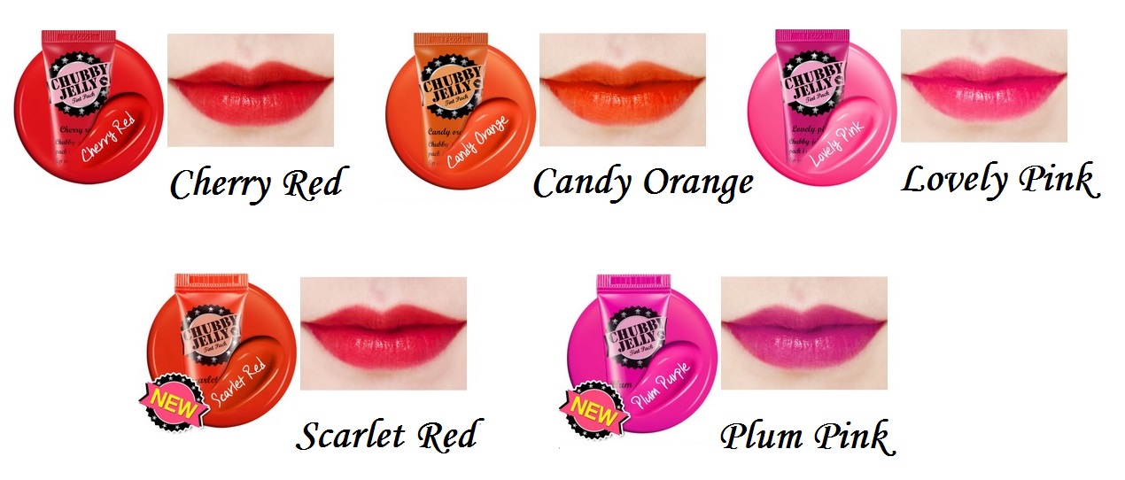 Тинт-тату для губ chubby jelly tint pack Тинт-тату для губ chubby jelly tint pack