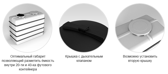 Отвод для бака пластик Отвод для бака пластик