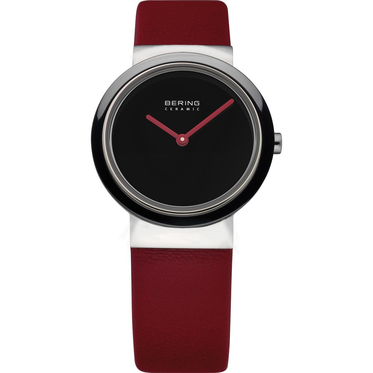 Bering 10729-642 - женские наручные часы из коллекции Ceramic Bering 10729-642 - женские наручные часы из коллекции CeramicBering<br>женские, сапфировое стекло, корпус из нерж. стали с безелем из керамики черного цвета, ремешок из кожи теленка коричневого цвета, циферблат черного цвета<br><br>Бренд: Bering<br>Модель: Bering 10729-642<br>Артикул: 10729-642<br>Вариант артикула: ber-10729-642<br>Коллекция: Ceramic<br>Подколлекция: None<br>Страна: Дания<br>Пол: женские<br>Тип механизма: кварцевые<br>Механизм: None<br>Количество камней: None<br>Автоподзавод: None<br>Источник энергии: от батарейки<br>Срок службы элемента питания: None<br>Дисплей: стрелки<br>Цифры: отсутствуют<br>Водозащита: WR 50<br>Противоударные: None<br>Материал корпуса: нерж. сталь + керамика<br>Материал браслета: кожа (теленок)<br>Материал безеля: керамика<br>Стекло: сапфировое<br>Антибликовое покрытие: None<br>Цвет корпуса: серебристый<br>Цвет браслета: красный<br>Цвет циферблата: None<br>Цвет безеля: черный<br>Размеры: 29 мм<br>Диаметр: 29 мм<br>Диаметр корпуса: None<br>Толщина: None<br>Ширина ремешка: None<br>Вес: None<br>Спорт-функции: None<br>Подсветка: None<br>Вставка: None<br>Отображение даты: None<br>Хронограф: None<br>Таймер: None<br>Термометр: None<br>Хронометр: None<br>GPS: None<br>Радиосинхронизация: None<br>Барометр: None<br>Скелетон: None<br>Дополнительная информация: None<br>Дополнительные функции: None