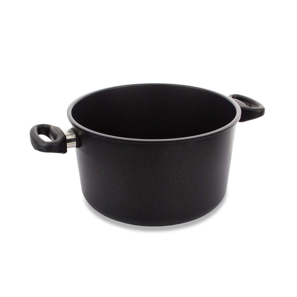 Кастрюля 26 см (6,5 л) AMT Frying Pans арт. AMT926 Кастрюля 26 см (6,5 л) AMT Frying Pans арт. AMT926Кастрюли<br>Кастрюля 26 см (6,5 л) AMT Frying Pans арт. AMT926<br> <br>высота (см): 14.0диаметр (см): 26.0толщина дна (см): 1крышка: нетматериал: алюминийобъем (л): 6.50покрытие: антипригарноепредметов в наборе (штук): 1ручки: фиксированныестрана: Германиятип варочной поверхности: все типы поверхностей, кроме индукционной<br>