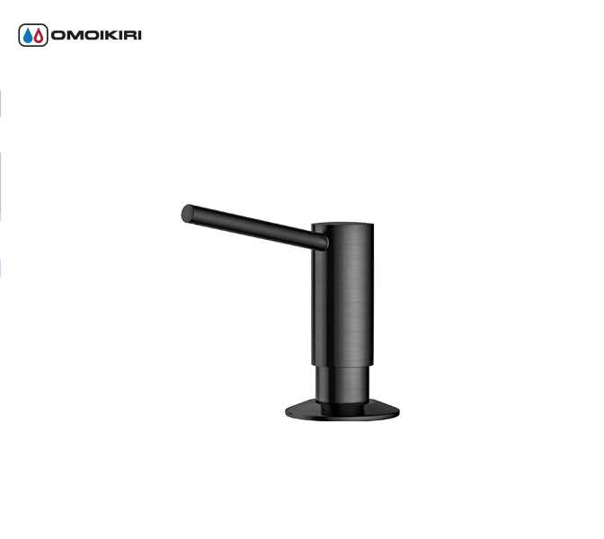 Дозатор для моющего средства OMOIKIRI OM-02-PVD-GM (4995006) Дозатор для моющего средства OMOIKIRI OM-02-PVD-GM (4995006)Диспенсеры для мойки<br>Дозатор для моющего средства OMOIKIRI OM-02-PVD-GM (4995006)<br> <br><br>Дозаторы легко заполняются моющим средством – нужно залить его в емкость сверху.<br>Диспенсер порционно дозирует жидкое средство, необходимо только поднести к носику губку после нажатия. <br>Монтаж: возможна установка на кухне и в ванной комнате.<br>Отверстие для установки: 25 мм<br>Гарантия 1 год.<br>
