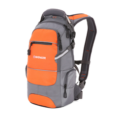 Рюкзак Wenger, цвет серый/оранжевый, со светоотражающими элементами, 23х18х47 см, 22 л