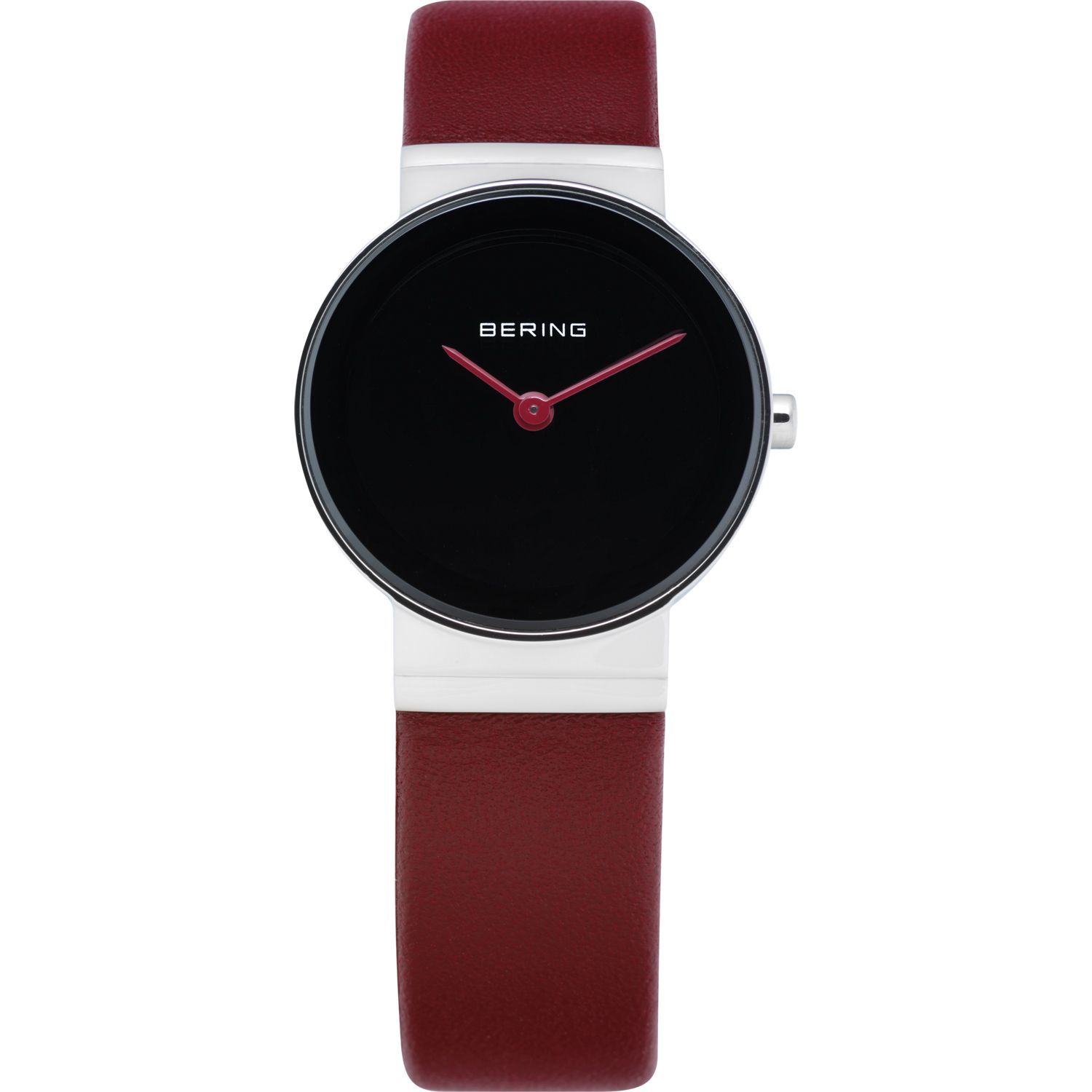 Bering 10126-604 - женские наручные часы из коллекции Classic Bering 10126-604 - женские наручные часы из коллекции ClassicBering<br>женские, сапфировое стекло, корпус из нерж. стали, ремешок из кожи теленка коричневого цвета, циферблат черного цвета<br><br>Бренд: Bering<br>Модель: Bering 10126-604<br>Артикул: 10126-604<br>Вариант артикула: ber-10126-604<br>Коллекция: Classic<br>Подколлекция: None<br>Страна: Дания<br>Пол: женские<br>Тип механизма: кварцевые<br>Механизм: None<br>Количество камней: None<br>Автоподзавод: None<br>Источник энергии: от батарейки<br>Срок службы элемента питания: None<br>Дисплей: стрелки<br>Цифры: отсутствуют<br>Водозащита: WR 50<br>Противоударные: None<br>Материал корпуса: нерж. сталь<br>Материал браслета: кожа<br>Материал безеля: None<br>Стекло: сапфировое<br>Антибликовое покрытие: None<br>Цвет корпуса: серебристый<br>Цвет браслета: красный<br>Цвет циферблата: None<br>Цвет безеля: None<br>Размеры: 26 мм<br>Диаметр: 26 мм<br>Диаметр корпуса: None<br>Толщина: None<br>Ширина ремешка: None<br>Вес: None<br>Спорт-функции: None<br>Подсветка: None<br>Вставка: None<br>Отображение даты: None<br>Хронограф: None<br>Таймер: None<br>Термометр: None<br>Хронометр: None<br>GPS: None<br>Радиосинхронизация: None<br>Барометр: None<br>Скелетон: None<br>Дополнительная информация: None<br>Дополнительные функции: None