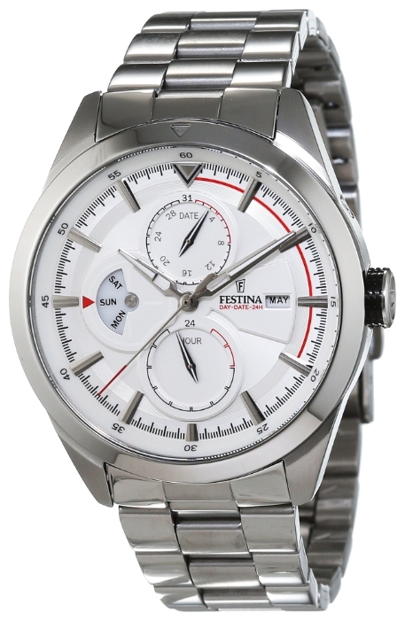Festina F16828.1 - мужские наручные часы Festina F16828.1 - мужские наручные часыFestina<br><br><br>Бренд: Festina<br>Модель: Festina F16828/1<br>Артикул: F16828.1<br>Вариант артикула: None<br>Коллекция: None<br>Подколлекция: None<br>Страна: Испания<br>Пол: мужские<br>Тип механизма: кварцевые<br>Механизм: M6P8B<br>Количество камней: None<br>Автоподзавод: None<br>Источник энергии: от батарейки<br>Срок службы элемента питания: None<br>Дисплей: стрелки<br>Цифры: отсутствуют<br>Водозащита: WR 50<br>Противоударные: None<br>Материал корпуса: нерж. сталь<br>Материал браслета: нерж. сталь<br>Материал безеля: None<br>Стекло: минеральное<br>Антибликовое покрытие: None<br>Цвет корпуса: None<br>Цвет браслета: None<br>Цвет циферблата: None<br>Цвет безеля: None<br>Размеры: 42x11 мм<br>Диаметр: None<br>Диаметр корпуса: None<br>Толщина: None<br>Ширина ремешка: None<br>Вес: None<br>Спорт-функции: None<br>Подсветка: стрелок<br>Вставка: None<br>Отображение даты: число, месяц, день недели<br>Хронограф: None<br>Таймер: None<br>Термометр: None<br>Хронометр: None<br>GPS: None<br>Радиосинхронизация: None<br>Барометр: None<br>Скелетон: None<br>Дополнительная информация: None<br>Дополнительные функции: None