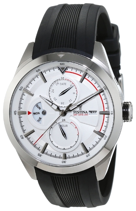 Festina F16829.1 - мужские наручные часы Festina F16829.1 - мужские наручные часыFestina<br><br><br>Бренд: Festina<br>Модель: Festina F16829/1<br>Артикул: F16829.1<br>Вариант артикула: None<br>Коллекция: None<br>Подколлекция: None<br>Страна: Испания<br>Пол: мужские<br>Тип механизма: кварцевые<br>Механизм: M6P8B<br>Количество камней: None<br>Автоподзавод: None<br>Источник энергии: от батарейки<br>Срок службы элемента питания: None<br>Дисплей: стрелки<br>Цифры: отсутствуют<br>Водозащита: WR 50<br>Противоударные: None<br>Материал корпуса: нерж. сталь<br>Материал браслета: каучук<br>Материал безеля: None<br>Стекло: минеральное<br>Антибликовое покрытие: None<br>Цвет корпуса: None<br>Цвет браслета: None<br>Цвет циферблата: None<br>Цвет безеля: None<br>Размеры: 42x11 мм<br>Диаметр: None<br>Диаметр корпуса: None<br>Толщина: None<br>Ширина ремешка: None<br>Вес: None<br>Спорт-функции: None<br>Подсветка: стрелок<br>Вставка: None<br>Отображение даты: число, месяц, день недели<br>Хронограф: None<br>Таймер: None<br>Термометр: None<br>Хронометр: None<br>GPS: None<br>Радиосинхронизация: None<br>Барометр: None<br>Скелетон: None<br>Дополнительная информация: None<br>Дополнительные функции: None