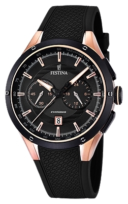 Festina F16831.2 - мужские наручные часы Festina F16831.2 - мужские наручные часыFestina<br><br><br>Бренд: Festina<br>Модель: Festina F16831/2<br>Артикул: F16831.2<br>Вариант артикула: None<br>Коллекция: None<br>Подколлекция: None<br>Страна: Испания<br>Пол: мужские<br>Тип механизма: кварцевые<br>Механизм: MOS21<br>Количество камней: None<br>Автоподзавод: None<br>Источник энергии: от батарейки<br>Срок службы элемента питания: None<br>Дисплей: стрелки<br>Цифры: отсутствуют<br>Водозащита: WR 50<br>Противоударные: None<br>Материал корпуса: нерж. сталь, PVD покрытие (полное)<br>Материал браслета: каучук<br>Материал безеля: None<br>Стекло: минеральное<br>Антибликовое покрытие: None<br>Цвет корпуса: None<br>Цвет браслета: None<br>Цвет циферблата: None<br>Цвет безеля: None<br>Размеры: 44 мм<br>Диаметр: None<br>Диаметр корпуса: None<br>Толщина: None<br>Ширина ремешка: None<br>Вес: None<br>Спорт-функции: секундомер<br>Подсветка: стрелок<br>Вставка: None<br>Отображение даты: число<br>Хронограф: есть<br>Таймер: None<br>Термометр: None<br>Хронометр: None<br>GPS: None<br>Радиосинхронизация: None<br>Барометр: None<br>Скелетон: None<br>Дополнительная информация: None<br>Дополнительные функции: None