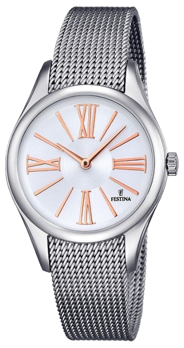 Festina F16962.1 - женские наручные часы Festina F16962.1 - женские наручные часыFestina<br><br><br>Бренд: Festina<br>Модель: Festina F16962/1<br>Артикул: F16962.1<br>Вариант артикула: None<br>Коллекция: None<br>Подколлекция: None<br>Страна: Испания<br>Пол: женские<br>Тип механизма: кварцевые<br>Механизм: M2025<br>Количество камней: None<br>Автоподзавод: None<br>Источник энергии: от батарейки<br>Срок службы элемента питания: None<br>Дисплей: стрелки<br>Цифры: римские<br>Водозащита: WR 50<br>Противоударные: None<br>Материал корпуса: нерж. сталь<br>Материал браслета: нерж. сталь<br>Материал безеля: None<br>Стекло: минеральное<br>Антибликовое покрытие: None<br>Цвет корпуса: None<br>Цвет браслета: None<br>Цвет циферблата: None<br>Цвет безеля: None<br>Размеры: 33x38x9 мм<br>Диаметр: None<br>Диаметр корпуса: None<br>Толщина: None<br>Ширина ремешка: None<br>Вес: None<br>Спорт-функции: None<br>Подсветка: None<br>Вставка: None<br>Отображение даты: None<br>Хронограф: None<br>Таймер: None<br>Термометр: None<br>Хронометр: None<br>GPS: None<br>Радиосинхронизация: None<br>Барометр: None<br>Скелетон: None<br>Дополнительная информация: None<br>Дополнительные функции: None