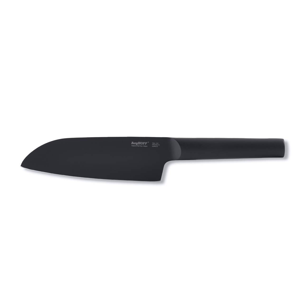 Нож сантоку 16см BergHOFF Ron 3900003 Нож сантоку 16см BergHOFF Ron 3900003Ножи Сантоку<br>Нож сантоку 16см BergHOFF Ron 3900003<br> <br>Отмеченная наградами коллекция Ron предлагает на выбор 4 впечатляющих стиля для воплощения множества кулинарных приемов. В дополнение к своей универсальности по принципу смешивай и сочетай, линия Ron выполнена в стилистическом единстве: штатный дизайнер BergHOFF Питер Рукс с любовью создавал каждый предмет, используя как сочетающиеся, так и контрастирующие цвета и материалы. <br>Серия Ron предлагает линию универсальных ножей для множества кухонных работ. Замечательно сбалансированные, с увесистой рукояткой, эти ножи обеспечивают идеальный баланс для дополнительного контроля. Вы можете выбрать эти черные стальные ножи с предотвращающим налипание титановым покрытием в версии с контрастными ясеневыми ручками или с сочетающимися по цвету черными. Лезвие с керамическим покрытием обеспечивает мягкое нарезание без прилипания нарезаемой еды на лезвие. Нож Сантоку - нож в азиатском стиле с прямой кромкой лезвия. Это универсальный нож для различных кухонных работ. Широкое лезвие подходит и для некоторых специфических задач, таких как раздавливание чеснока и сбор нарезанных ингредиентов на лезвие.<br>