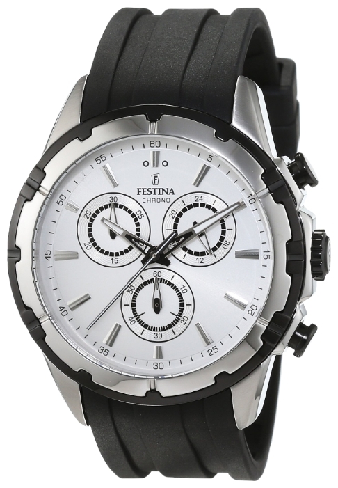 Festina F16838.1 - мужские наручные часы Festina F16838.1 - мужские наручные часыFestina<br><br><br>Бренд: Festina<br>Модель: Festina F16838/1<br>Артикул: F16838.1<br>Вариант артикула: None<br>Коллекция: None<br>Подколлекция: None<br>Страна: Испания<br>Пол: мужские<br>Тип механизма: кварцевые<br>Механизм: MJS00<br>Количество камней: None<br>Автоподзавод: None<br>Источник энергии: от батарейки<br>Срок службы элемента питания: None<br>Дисплей: стрелки<br>Цифры: отсутствуют<br>Водозащита: WR 100<br>Противоударные: None<br>Материал корпуса: нерж. сталь<br>Материал браслета: каучук<br>Материал безеля: None<br>Стекло: минеральное<br>Антибликовое покрытие: None<br>Цвет корпуса: None<br>Цвет браслета: None<br>Цвет циферблата: None<br>Цвет безеля: None<br>Размеры: 44x11 мм<br>Диаметр: None<br>Диаметр корпуса: None<br>Толщина: None<br>Ширина ремешка: None<br>Вес: None<br>Спорт-функции: секундомер<br>Подсветка: стрелок<br>Вставка: None<br>Отображение даты: None<br>Хронограф: есть<br>Таймер: None<br>Термометр: None<br>Хронометр: None<br>GPS: None<br>Радиосинхронизация: None<br>Барометр: None<br>Скелетон: None<br>Дополнительная информация: None<br>Дополнительные функции: None