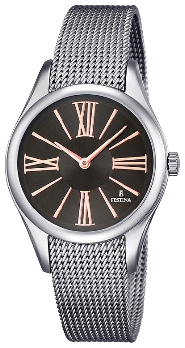 Festina F16962.2 - женские наручные часы Festina F16962.2 - женские наручные часыFestina<br><br><br>Бренд: Festina<br>Модель: Festina F16962/2<br>Артикул: F16962.2<br>Вариант артикула: None<br>Коллекция: None<br>Подколлекция: None<br>Страна: Испания<br>Пол: женские<br>Тип механизма: кварцевые<br>Механизм: M2025<br>Количество камней: None<br>Автоподзавод: None<br>Источник энергии: от батарейки<br>Срок службы элемента питания: None<br>Дисплей: стрелки<br>Цифры: римские<br>Водозащита: WR 50<br>Противоударные: None<br>Материал корпуса: нерж. сталь<br>Материал браслета: нерж. сталь<br>Материал безеля: None<br>Стекло: минеральное<br>Антибликовое покрытие: None<br>Цвет корпуса: None<br>Цвет браслета: None<br>Цвет циферблата: None<br>Цвет безеля: None<br>Размеры: 33x38x9 мм<br>Диаметр: None<br>Диаметр корпуса: None<br>Толщина: None<br>Ширина ремешка: None<br>Вес: None<br>Спорт-функции: None<br>Подсветка: None<br>Вставка: None<br>Отображение даты: None<br>Хронограф: None<br>Таймер: None<br>Термометр: None<br>Хронометр: None<br>GPS: None<br>Радиосинхронизация: None<br>Барометр: None<br>Скелетон: None<br>Дополнительная информация: None<br>Дополнительные функции: None