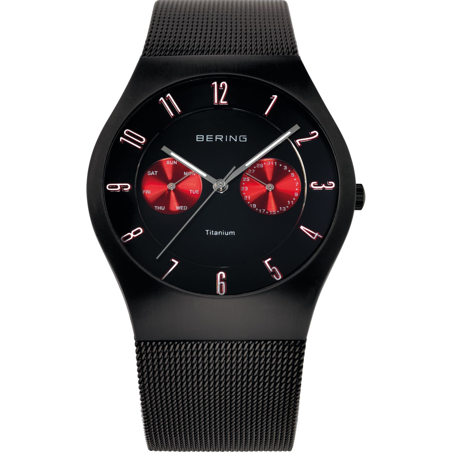 Bering 11939-229 - мужские наручные часы из коллекции Titanium Bering 11939-229 - мужские наручные часы из коллекции TitaniumBering<br>мужские, сапфировое стекло, корпус из титана с покрытием pvd черного цвета , браслет из нерж. стали с покрытием pvd черного цвета , циферблат черного цвета, центральная секундная стрелка, с числовым календарем и календарем дня недели<br><br>Бренд: Bering<br>Модель: Bering 11939-229<br>Артикул: 11939-229<br>Вариант артикула: ber-11939-229<br>Коллекция: Titanium<br>Подколлекция: None<br>Страна: Дания<br>Пол: мужские<br>Тип механизма: кварцевые<br>Механизм: None<br>Количество камней: None<br>Автоподзавод: None<br>Источник энергии: от батарейки<br>Срок службы элемента питания: None<br>Дисплей: стрелки<br>Цифры: арабские<br>Водозащита: WR 50<br>Противоударные: None<br>Материал корпуса: титан, полное покрытие корпуса<br>Материал браслета: нерж. сталь, полное дополнительное покрытие<br>Материал безеля: None<br>Стекло: сапфировое<br>Антибликовое покрытие: None<br>Цвет корпуса: черный<br>Цвет браслета: черный<br>Цвет циферблата: None<br>Цвет безеля: None<br>Размеры: 39 мм<br>Диаметр: 39 мм<br>Диаметр корпуса: None<br>Толщина: None<br>Ширина ремешка: None<br>Вес: None<br>Спорт-функции: None<br>Подсветка: стрелок<br>Вставка: None<br>Отображение даты: число, день недели<br>Хронограф: None<br>Таймер: None<br>Термометр: None<br>Хронометр: None<br>GPS: None<br>Радиосинхронизация: None<br>Барометр: None<br>Скелетон: None<br>Дополнительная информация: None<br>Дополнительные функции: None