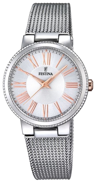 Festina F16965.1 - женские наручные часы Festina F16965.1 - женские наручные часыFestina<br><br><br>Бренд: Festina<br>Модель: Festina F16965/1<br>Артикул: F16965.1<br>Вариант артикула: None<br>Коллекция: None<br>Подколлекция: None<br>Страна: Испания<br>Пол: женские<br>Тип механизма: кварцевые<br>Механизм: M2035<br>Количество камней: None<br>Автоподзавод: None<br>Источник энергии: от батарейки<br>Срок службы элемента питания: None<br>Дисплей: стрелки<br>Цифры: римские<br>Водозащита: WR 50<br>Противоударные: None<br>Материал корпуса: нерж. сталь<br>Материал браслета: нерж. сталь<br>Материал безеля: None<br>Стекло: минеральное<br>Антибликовое покрытие: None<br>Цвет корпуса: None<br>Цвет браслета: None<br>Цвет циферблата: None<br>Цвет безеля: None<br>Размеры: 32x38x9 мм<br>Диаметр: None<br>Диаметр корпуса: None<br>Толщина: None<br>Ширина ремешка: None<br>Вес: None<br>Спорт-функции: None<br>Подсветка: None<br>Вставка: None<br>Отображение даты: None<br>Хронограф: None<br>Таймер: None<br>Термометр: None<br>Хронометр: None<br>GPS: None<br>Радиосинхронизация: None<br>Барометр: None<br>Скелетон: None<br>Дополнительная информация: None<br>Дополнительные функции: None