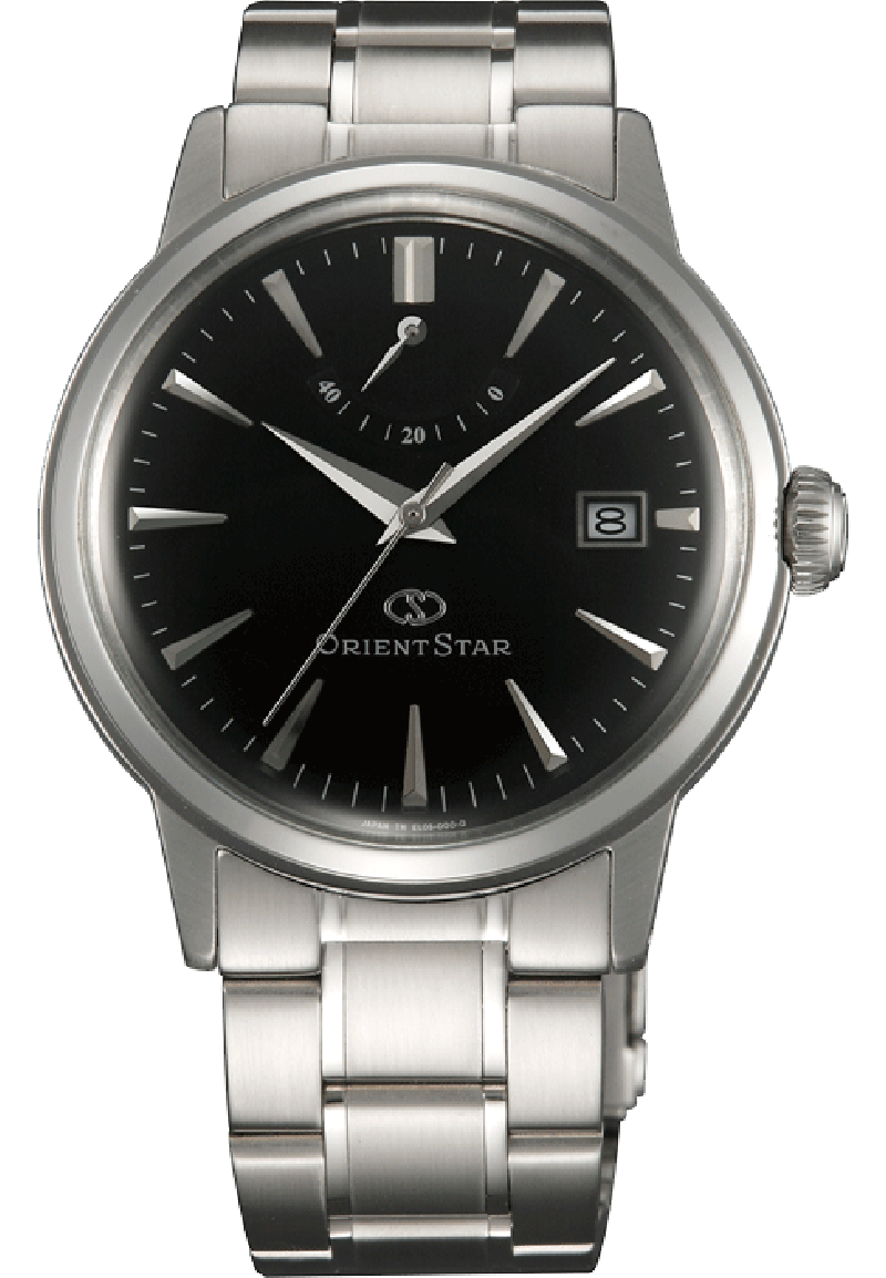 Orient EL05002B / SEL05002B0 - мужские наручные часы Orient EL05002B / SEL05002B0 - мужские наручные часыORIENT<br><br><br>Бренд: ORIENT<br>Модель: ORIENT EL05002B<br>Артикул: EL05002B<br>Вариант артикула: SEL05002B0<br>Коллекция: None<br>Подколлекция: None<br>Страна: Япония<br>Пол: мужские<br>Тип механизма: механические<br>Механизм: ORIENT caliber 40N52<br>Количество камней: None<br>Автоподзавод: есть<br>Источник энергии: пружинный механизм<br>Срок службы элемента питания: None<br>Дисплей: стрелки<br>Цифры: отсутствуют<br>Водозащита: WR 50<br>Противоударные: None<br>Материал корпуса: нерж. сталь<br>Материал браслета: нерж. сталь<br>Материал безеля: None<br>Стекло: минеральное<br>Антибликовое покрытие: None<br>Цвет корпуса: None<br>Цвет браслета: None<br>Цвет циферблата: None<br>Цвет безеля: None<br>Размеры: 38.5x13.1 мм<br>Диаметр: None<br>Диаметр корпуса: None<br>Толщина: None<br>Ширина ремешка: None<br>Вес: None<br>Спорт-функции: None<br>Подсветка: None<br>Вставка: None<br>Отображение даты: число<br>Хронограф: None<br>Таймер: None<br>Термометр: None<br>Хронометр: None<br>GPS: None<br>Радиосинхронизация: None<br>Барометр: None<br>Скелетон: None<br>Дополнительная информация: возможность ручного подзавода, прозрачная задняя крышка<br>Дополнительные функции: индикатор запаса хода