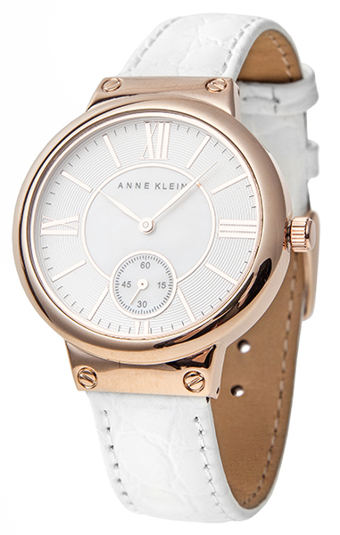 Anne Klein 1400RGWT - женские наручные часы из коллекции Ring Anne Klein 1400RGWT - женские наручные часы из коллекции RingAnne Klein<br><br><br>Бренд: Anne Klein<br>Модель: Anne Klein 1400 RGWT<br>Артикул: 1400RGWT<br>Вариант артикула: None<br>Коллекция: Ring<br>Подколлекция: None<br>Страна: США<br>Пол: женские<br>Тип механизма: кварцевые<br>Механизм: None<br>Количество камней: None<br>Автоподзавод: None<br>Источник энергии: от батарейки<br>Срок службы элемента питания: None<br>Дисплей: стрелки<br>Цифры: римские<br>Водозащита: None<br>Противоударные: None<br>Материал корпуса: латунь, PVD покрытие (полное)<br>Материал браслета: кожа<br>Материал безеля: None<br>Стекло: минеральное<br>Антибликовое покрытие: None<br>Цвет корпуса: None<br>Цвет браслета: None<br>Цвет циферблата: None<br>Цвет безеля: None<br>Размеры: 36 мм<br>Диаметр: None<br>Диаметр корпуса: None<br>Толщина: None<br>Ширина ремешка: None<br>Вес: None<br>Спорт-функции: None<br>Подсветка: None<br>Вставка: None<br>Отображение даты: None<br>Хронограф: None<br>Таймер: None<br>Термометр: None<br>Хронометр: None<br>GPS: None<br>Радиосинхронизация: None<br>Барометр: None<br>Скелетон: None<br>Дополнительная информация: None<br>Дополнительные функции: None