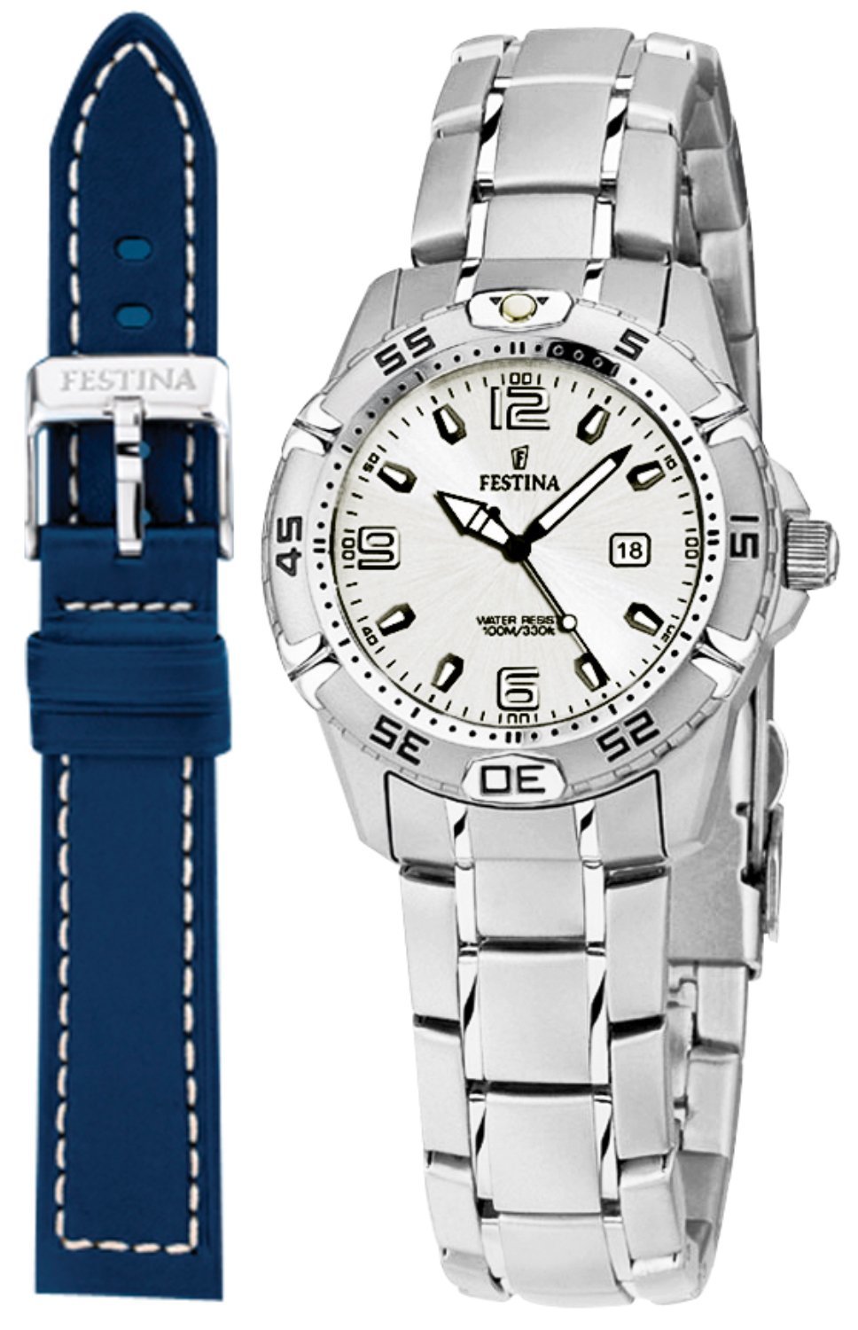Festina F16172.1 - женские наручные часы из коллекции Sport Festina F16172.1 - женские наручные часы из коллекции SportFestina<br><br><br>Бренд: Festina<br>Модель: Festina F16172/1<br>Артикул: F16172.1<br>Вариант артикула: None<br>Коллекция: Sport<br>Подколлекция: None<br>Страна: Испания<br>Пол: женские<br>Тип механизма: кварцевые<br>Механизм: None<br>Количество камней: None<br>Автоподзавод: None<br>Источник энергии: от батарейки<br>Срок службы элемента питания: None<br>Дисплей: стрелки<br>Цифры: арабские<br>Водозащита: WR 100<br>Противоударные: None<br>Материал корпуса: нерж. сталь<br>Материал браслета: нерж. сталь<br>Материал безеля: None<br>Стекло: минеральное<br>Антибликовое покрытие: None<br>Цвет корпуса: None<br>Цвет браслета: None<br>Цвет циферблата: None<br>Цвет безеля: None<br>Размеры: 30 мм<br>Диаметр: None<br>Диаметр корпуса: None<br>Толщина: None<br>Ширина ремешка: None<br>Вес: None<br>Спорт-функции: None<br>Подсветка: стрелок<br>Вставка: None<br>Отображение даты: число<br>Хронограф: None<br>Таймер: None<br>Термометр: None<br>Хронометр: None<br>GPS: None<br>Радиосинхронизация: None<br>Барометр: None<br>Скелетон: None<br>Дополнительная информация: None<br>Дополнительные функции: None