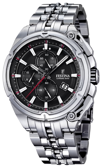 Festina F16881.4 - мужские наручные часы Festina F16881.4 - мужские наручные часыFestina<br><br><br>Бренд: Festina<br>Модель: Festina F16881/4<br>Артикул: F16881.4<br>Вариант артикула: None<br>Коллекция: None<br>Подколлекция: None<br>Страна: Испания<br>Пол: мужские<br>Тип механизма: кварцевые<br>Механизм: M0S1A<br>Количество камней: None<br>Автоподзавод: None<br>Источник энергии: от батарейки<br>Срок службы элемента питания: None<br>Дисплей: стрелки<br>Цифры: арабские<br>Водозащита: WR 100<br>Противоударные: None<br>Материал корпуса: нерж. сталь<br>Материал браслета: нерж. сталь<br>Материал безеля: None<br>Стекло: минеральное<br>Антибликовое покрытие: None<br>Цвет корпуса: None<br>Цвет браслета: None<br>Цвет циферблата: None<br>Цвет безеля: None<br>Размеры: 47 мм<br>Диаметр: None<br>Диаметр корпуса: None<br>Толщина: None<br>Ширина ремешка: None<br>Вес: None<br>Спорт-функции: секундомер<br>Подсветка: стрелок<br>Вставка: None<br>Отображение даты: число<br>Хронограф: есть<br>Таймер: None<br>Термометр: None<br>Хронометр: None<br>GPS: None<br>Радиосинхронизация: None<br>Барометр: None<br>Скелетон: None<br>Дополнительная информация: None<br>Дополнительные функции: None