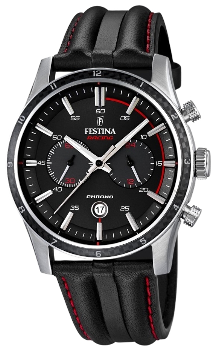 Festina F16874.4 - мужские наручные часы Festina F16874.4 - мужские наручные часыFestina<br><br><br>Бренд: Festina<br>Модель: Festina F16874/4<br>Артикул: F16874.4<br>Вариант артикула: None<br>Коллекция: None<br>Подколлекция: None<br>Страна: Испания<br>Пол: мужские<br>Тип механизма: кварцевые<br>Механизм: MOS21<br>Количество камней: None<br>Автоподзавод: None<br>Источник энергии: от батарейки<br>Срок службы элемента питания: None<br>Дисплей: стрелки<br>Цифры: арабские<br>Водозащита: WR 100<br>Противоударные: None<br>Материал корпуса: нерж. сталь<br>Материал браслета: кожа<br>Материал безеля: None<br>Стекло: минеральное<br>Антибликовое покрытие: None<br>Цвет корпуса: None<br>Цвет браслета: None<br>Цвет циферблата: None<br>Цвет безеля: None<br>Размеры: 45x13.3 мм<br>Диаметр: None<br>Диаметр корпуса: None<br>Толщина: None<br>Ширина ремешка: None<br>Вес: None<br>Спорт-функции: секундомер<br>Подсветка: стрелок<br>Вставка: None<br>Отображение даты: число<br>Хронограф: есть<br>Таймер: None<br>Термометр: None<br>Хронометр: None<br>GPS: None<br>Радиосинхронизация: None<br>Барометр: None<br>Скелетон: None<br>Дополнительная информация: None<br>Дополнительные функции: None