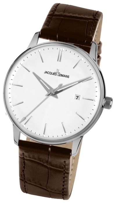 Jacques Lemans N-213K - мужские наручные часы из коллекции Classic Jacques Lemans N-213K - мужские наручные часы из коллекции ClassicJacques Lemans<br><br><br>Бренд: Jacques Lemans<br>Модель: Jacques Lemans N-213K<br>Артикул: N-213K<br>Вариант артикула: None<br>Коллекция: Classic<br>Подколлекция: None<br>Страна: Австрия<br>Пол: мужские<br>Тип механизма: кварцевые<br>Механизм: None<br>Количество камней: None<br>Автоподзавод: None<br>Источник энергии: от батарейки<br>Срок службы элемента питания: None<br>Дисплей: стрелки<br>Цифры: отсутствуют<br>Водозащита: WR 50<br>Противоударные: None<br>Материал корпуса: нерж. сталь<br>Материал браслета: кожа<br>Материал безеля: None<br>Стекло: пластиковое<br>Антибликовое покрытие: None<br>Цвет корпуса: None<br>Цвет браслета: None<br>Цвет циферблата: None<br>Цвет безеля: None<br>Размеры: 42 мм<br>Диаметр: None<br>Диаметр корпуса: None<br>Толщина: None<br>Ширина ремешка: None<br>Вес: None<br>Спорт-функции: None<br>Подсветка: None<br>Вставка: None<br>Отображение даты: число<br>Хронограф: None<br>Таймер: None<br>Термометр: None<br>Хронометр: None<br>GPS: None<br>Радиосинхронизация: None<br>Барометр: None<br>Скелетон: None<br>Дополнительная информация: None<br>Дополнительные функции: None