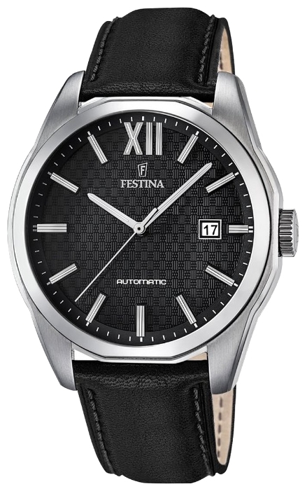 Festina F16885.4 - мужские наручные часы Festina F16885.4 - мужские наручные часыFestina<br><br><br>Бренд: Festina<br>Модель: Festina F16885/4<br>Артикул: F16885.4<br>Вариант артикула: None<br>Коллекция: None<br>Подколлекция: None<br>Страна: Испания<br>Пол: мужские<br>Тип механизма: механические<br>Механизм: M821A<br>Количество камней: None<br>Автоподзавод: None<br>Источник энергии: пружинный механизм<br>Срок службы элемента питания: None<br>Дисплей: стрелки<br>Цифры: римские<br>Водозащита: WR 100<br>Противоударные: None<br>Материал корпуса: нерж. сталь<br>Материал браслета: кожа<br>Материал безеля: None<br>Стекло: минеральное<br>Антибликовое покрытие: None<br>Цвет корпуса: None<br>Цвет браслета: None<br>Цвет циферблата: None<br>Цвет безеля: None<br>Размеры: 42 мм<br>Диаметр: None<br>Диаметр корпуса: None<br>Толщина: None<br>Ширина ремешка: None<br>Вес: None<br>Спорт-функции: None<br>Подсветка: стрелок<br>Вставка: None<br>Отображение даты: число<br>Хронограф: None<br>Таймер: None<br>Термометр: None<br>Хронометр: None<br>GPS: None<br>Радиосинхронизация: None<br>Барометр: None<br>Скелетон: None<br>Дополнительная информация: None<br>Дополнительные функции: None