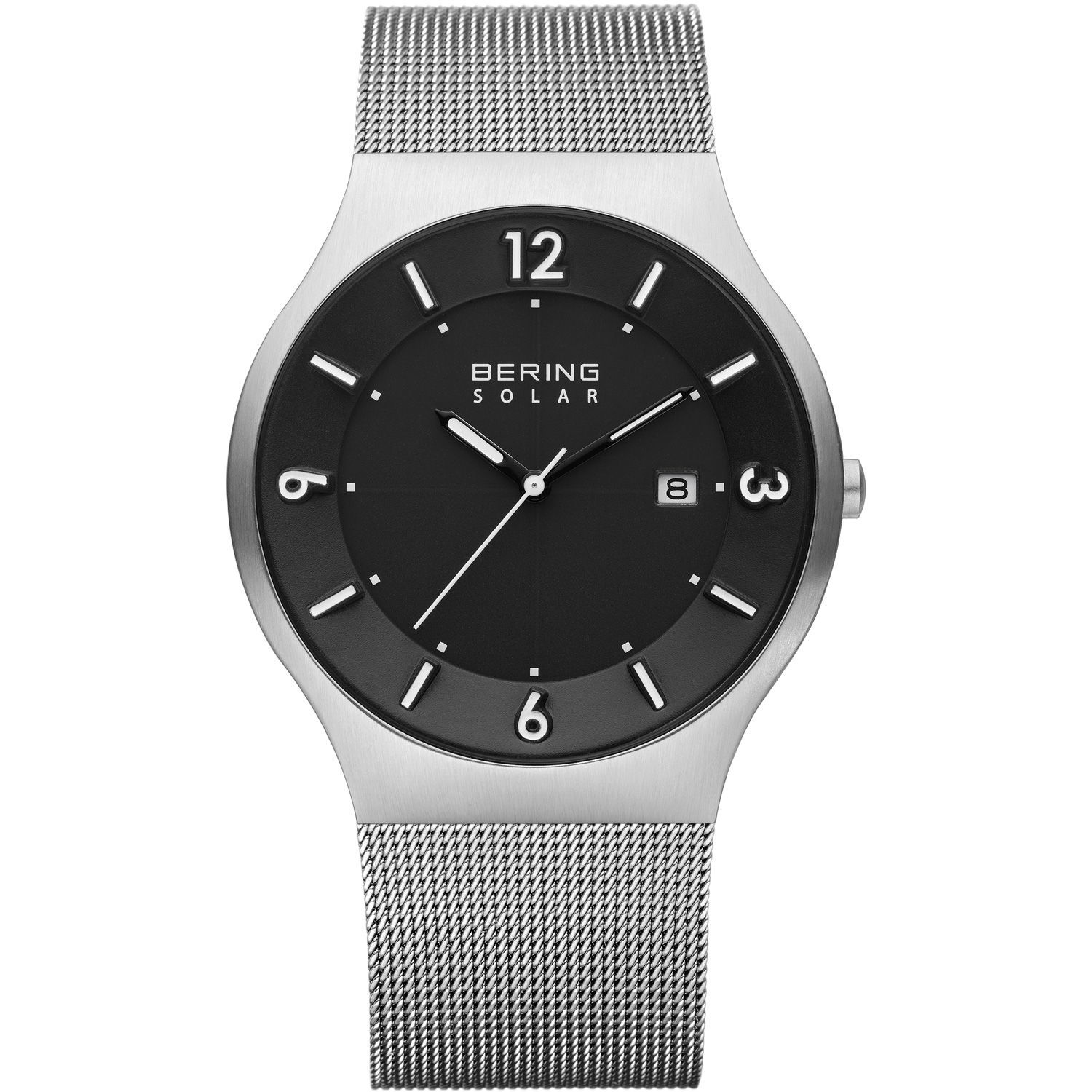 Bering 14440-002 - мужские наручные часы из коллекции Solar Bering 14440-002 - мужские наручные часы из коллекции SolarBering<br>solar , мужские, солнечная батарея, сапфировое стекло, корпус из стали , браслет из стали , циферблат черного цвета, секундная стрелка , с числовым календарем<br><br>Бренд: Bering<br>Модель: Bering 14440-002<br>Артикул: 14440-002<br>Вариант артикула: ber-14440-002<br>Коллекция: Solar<br>Подколлекция: None<br>Страна: Дания<br>Пол: мужские<br>Тип механизма: кварцевые<br>Механизм: None<br>Количество камней: None<br>Автоподзавод: None<br>Источник энергии: от батарейки<br>Срок службы элемента питания: None<br>Дисплей: стрелки<br>Цифры: арабские<br>Водозащита: WR 50<br>Противоударные: None<br>Материал корпуса: нерж. сталь<br>Материал браслета: нерж. сталь<br>Материал безеля: None<br>Стекло: минеральное<br>Антибликовое покрытие: None<br>Цвет корпуса: серебристый<br>Цвет браслета: серебрянный<br>Цвет циферблата: None<br>Цвет безеля: None<br>Размеры: 40x9 мм<br>Диаметр: 40 мм<br>Диаметр корпуса: None<br>Толщина: None<br>Ширина ремешка: None<br>Вес: None<br>Спорт-функции: None<br>Подсветка: стрелок<br>Вставка: None<br>Отображение даты: число<br>Хронограф: None<br>Таймер: None<br>Термометр: None<br>Хронометр: None<br>GPS: None<br>Радиосинхронизация: None<br>Барометр: None<br>Скелетон: None<br>Дополнительная информация: None<br>Дополнительные функции: None