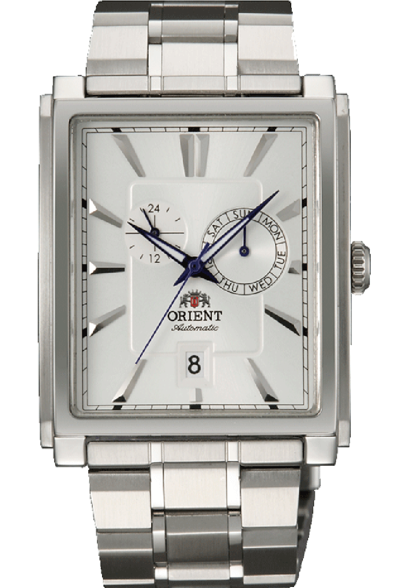 Orient ETAF004W / FETAF004W0 - мужские наручные часы Orient ETAF004W / FETAF004W0 - мужские наручные часыORIENT<br><br><br>Бренд: ORIENT<br>Модель: ORIENT ETAF004W<br>Артикул: ETAF004W<br>Вариант артикула: FETAF004W0<br>Коллекция: None<br>Подколлекция: None<br>Страна: Япония<br>Пол: мужские<br>Тип механизма: механические<br>Механизм: 46B40<br>Количество камней: 21<br>Автоподзавод: есть<br>Источник энергии: пружинный механизм<br>Срок службы элемента питания: None<br>Дисплей: стрелки<br>Цифры: отсутствуют<br>Водозащита: WR 30<br>Противоударные: None<br>Материал корпуса: нерж. сталь<br>Материал браслета: нерж. сталь<br>Материал безеля: None<br>Стекло: минеральное<br>Антибликовое покрытие: None<br>Цвет корпуса: None<br>Цвет браслета: None<br>Цвет циферблата: None<br>Цвет безеля: None<br>Размеры: None<br>Диаметр: None<br>Диаметр корпуса: None<br>Толщина: None<br>Ширина ремешка: None<br>Вес: None<br>Спорт-функции: None<br>Подсветка: стрелок<br>Вставка: None<br>Отображение даты: число, день недели<br>Хронограф: None<br>Таймер: None<br>Термометр: None<br>Хронометр: None<br>GPS: None<br>Радиосинхронизация: None<br>Барометр: None<br>Скелетон: None<br>Дополнительная информация: None<br>Дополнительные функции: второй часовой пояс