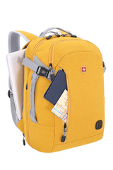 Рюкзак WENGER 18,5'', желтый, ткань Grey Heather, 31x20x47 см, 29 л.
