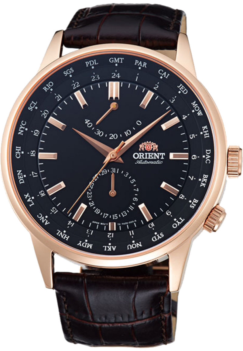 Orient FA06001B / FFA06001B0 - мужские наручные часы Orient FA06001B / FFA06001B0 - мужские наручные часыORIENT<br><br><br>Бренд: ORIENT<br>Модель: ORIENT FA06001B<br>Артикул: FA06001B<br>Вариант артикула: FFA06001B0<br>Коллекция: None<br>Подколлекция: None<br>Страна: Япония<br>Пол: мужские<br>Тип механизма: механические<br>Механизм: ORIENT 46K40<br>Количество камней: None<br>Автоподзавод: есть<br>Источник энергии: пружинный механизм<br>Срок службы элемента питания: None<br>Дисплей: стрелки<br>Цифры: отсутствуют<br>Водозащита: WR 50<br>Противоударные: None<br>Материал корпуса: нерж. сталь, полное покрытие корпуса<br>Материал браслета: кожа<br>Материал безеля: None<br>Стекло: сапфировое<br>Антибликовое покрытие: есть<br>Цвет корпуса: None<br>Цвет браслета: None<br>Цвет циферблата: None<br>Цвет безеля: None<br>Размеры: 43.5x12.1 мм<br>Диаметр: None<br>Диаметр корпуса: None<br>Толщина: None<br>Ширина ремешка: None<br>Вес: None<br>Спорт-функции: None<br>Подсветка: None<br>Вставка: None<br>Отображение даты: число<br>Хронограф: None<br>Таймер: None<br>Термометр: None<br>Хронометр: None<br>GPS: None<br>Радиосинхронизация: None<br>Барометр: None<br>Скелетон: None<br>Дополнительная информация: прозрачная задняя крышка<br>Дополнительные функции: индикатор запаса хода, второй часовой пояс