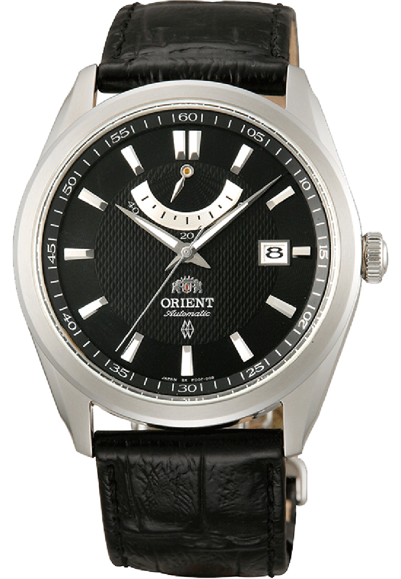 Orient FD0F002B / FFD0F002B0 - мужские наручные часы Orient FD0F002B / FFD0F002B0 - мужские наручные часыORIENT<br><br><br>Бренд: ORIENT<br>Модель: ORIENT FD0F002B<br>Артикул: FD0F002B<br>Вариант артикула: FFD0F002B0<br>Коллекция: None<br>Подколлекция: None<br>Страна: Япония<br>Пол: мужские<br>Тип механизма: механические<br>Механизм: None<br>Количество камней: None<br>Автоподзавод: есть<br>Источник энергии: пружинный механизм<br>Срок службы элемента питания: None<br>Дисплей: стрелки<br>Цифры: отсутствуют<br>Водозащита: WR 50<br>Противоударные: None<br>Материал корпуса: нерж. сталь<br>Материал браслета: кожа<br>Материал безеля: None<br>Стекло: сапфировое<br>Антибликовое покрытие: None<br>Цвет корпуса: None<br>Цвет браслета: None<br>Цвет циферблата: None<br>Цвет безеля: None<br>Размеры: 40x40x11 мм<br>Диаметр: None<br>Диаметр корпуса: None<br>Толщина: None<br>Ширина ремешка: None<br>Вес: None<br>Спорт-функции: None<br>Подсветка: стрелок<br>Вставка: None<br>Отображение даты: число<br>Хронограф: None<br>Таймер: None<br>Термометр: None<br>Хронометр: None<br>GPS: None<br>Радиосинхронизация: None<br>Барометр: None<br>Скелетон: None<br>Дополнительная информация: None<br>Дополнительные функции: индикатор запаса хода