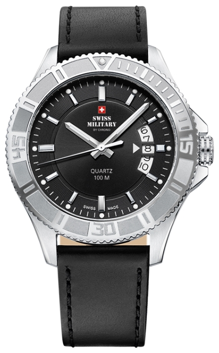 Swiss Military by Chrono SM34041.04 - мужские наручные часы из коллекции Кварцевые часы Swiss Military by Chrono SM34041.04 - мужские наручные часы из коллекции Кварцевые часыSwiss Military by Chrono<br><br><br>Бренд: Swiss Military by Chrono<br>Модель: Swiss Military by Chrono SM34041.04<br>Артикул: SM34041.04<br>Вариант артикула: None<br>Коллекция: Кварцевые часы<br>Подколлекция: None<br>Страна: Швейцария<br>Пол: мужские<br>Тип механизма: None<br>Механизм: None<br>Количество камней: None<br>Автоподзавод: None<br>Источник энергии: от батарейки<br>Срок службы элемента питания: None<br>Дисплей: стрелки<br>Цифры: отсутствуют<br>Водозащита: None<br>Противоударные: None<br>Материал корпуса: нерж. сталь<br>Материал браслета: кожа<br>Материал безеля: None<br>Стекло: минеральное<br>Антибликовое покрытие: None<br>Цвет корпуса: None<br>Цвет браслета: None<br>Цвет циферблата: None<br>Цвет безеля: None<br>Размеры: None<br>Диаметр: None<br>Диаметр корпуса: None<br>Толщина: кварцевые<br>Ширина ремешка: None<br>Вес: None<br>Спорт-функции: None<br>Подсветка: стрелок<br>Вставка: None<br>Отображение даты: число<br>Хронограф: None<br>Таймер: None<br>Термометр: None<br>Хронометр: None<br>GPS: None<br>Радиосинхронизация: None<br>Барометр: None<br>Скелетон: None<br>Дополнительная информация: None<br>Дополнительные функции: None