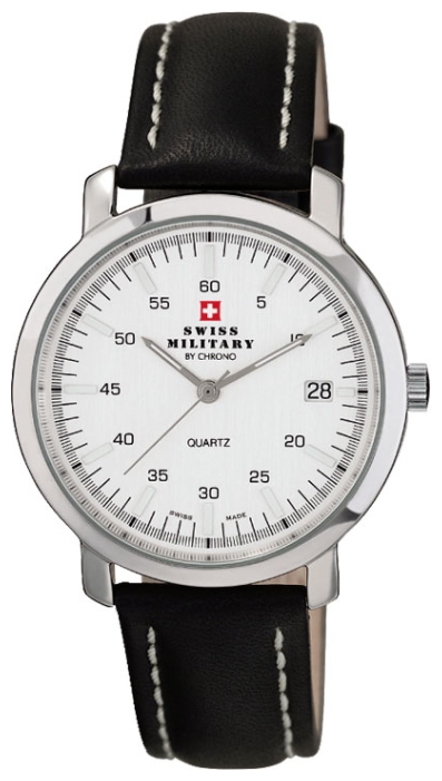 Swiss Military by Chrono SM34006.02 - мужские наручные часы из коллекции Кварцевые часы Swiss Military by Chrono SM34006.02 - мужские наручные часы из коллекции Кварцевые часыSwiss Military by Chrono<br><br><br>Бренд: Swiss Military by Chrono<br>Модель: Swiss Military by Chrono SM34006.02<br>Артикул: SM34006.02<br>Вариант артикула: None<br>Коллекция: Кварцевые часы<br>Подколлекция: None<br>Страна: Швейцария<br>Пол: мужские<br>Тип механизма: None<br>Механизм: None<br>Количество камней: None<br>Автоподзавод: None<br>Источник энергии: от батарейки<br>Срок службы элемента питания: None<br>Дисплей: стрелки<br>Цифры: отсутствуют<br>Водозащита: None<br>Противоударные: None<br>Материал корпуса: нерж. сталь<br>Материал браслета: кожа<br>Материал безеля: None<br>Стекло: минеральное<br>Антибликовое покрытие: None<br>Цвет корпуса: None<br>Цвет браслета: None<br>Цвет циферблата: None<br>Цвет безеля: None<br>Размеры: None<br>Диаметр: None<br>Диаметр корпуса: None<br>Толщина: кварцевые<br>Ширина ремешка: None<br>Вес: None<br>Спорт-функции: None<br>Подсветка: стрелок<br>Вставка: None<br>Отображение даты: число<br>Хронограф: None<br>Таймер: None<br>Термометр: None<br>Хронометр: None<br>GPS: None<br>Радиосинхронизация: None<br>Барометр: None<br>Скелетон: None<br>Дополнительная информация: None<br>Дополнительные функции: None