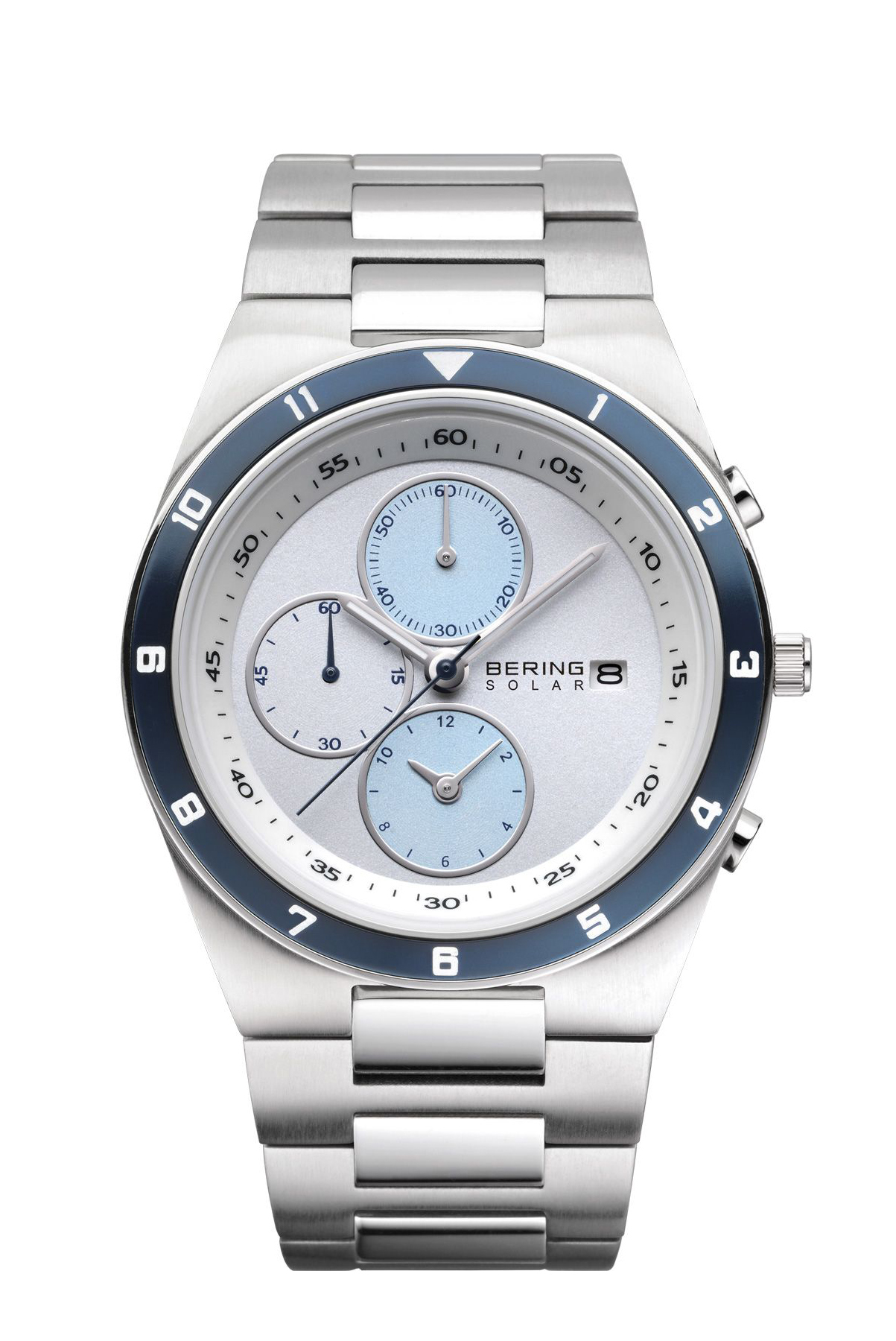 Bering 34440-707 - мужские наручные часы Bering 34440-707 - мужские наручные часыBering<br>solar ,chronograph, мужские, солнечная батарея, сапфировое стекло, корпус из стали , браслет из стали , циферблат голубого цвета, секундная стрелка , с числовым календарем<br><br>Бренд: Bering<br>Модель: Bering 34440-707<br>Артикул: 34440-707<br>Вариант артикула: ber-34440-707<br>Коллекция: None<br>Подколлекция: None<br>Страна: Дания<br>Пол: мужские<br>Тип механизма: кварцевые<br>Механизм: None<br>Количество камней: None<br>Автоподзавод: None<br>Источник энергии: от солнечной батареи<br>Срок службы элемента питания: None<br>Дисплей: стрелки<br>Цифры: арабские<br>Водозащита: WR 50<br>Противоударные: None<br>Материал корпуса: нерж. сталь + керамика<br>Материал браслета: нерж. сталь<br>Материал безеля: None<br>Стекло: сапфировое<br>Антибликовое покрытие: None<br>Цвет корпуса: None<br>Цвет браслета: None<br>Цвет циферблата: None<br>Цвет безеля: None<br>Размеры: 40x10 мм<br>Диаметр: None<br>Диаметр корпуса: None<br>Толщина: None<br>Ширина ремешка: None<br>Вес: None<br>Спорт-функции: секундомер<br>Подсветка: стрелок<br>Вставка: None<br>Отображение даты: число<br>Хронограф: есть<br>Таймер: None<br>Термометр: None<br>Хронометр: None<br>GPS: None<br>Радиосинхронизация: None<br>Барометр: None<br>Скелетон: None<br>Дополнительная информация: None<br>Дополнительные функции: None