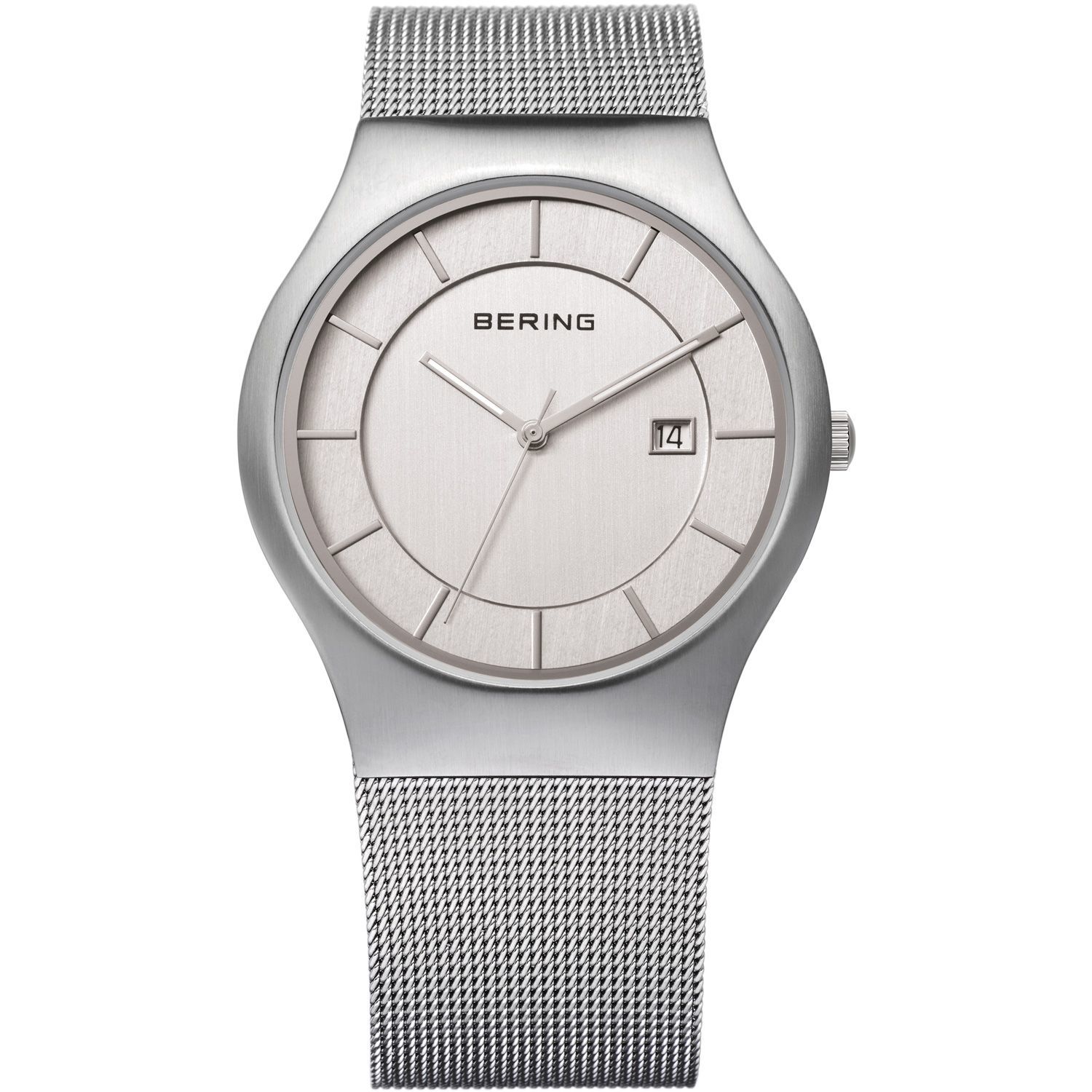 Bering 11938-000 - мужские наручные часы из коллекции Classic Bering 11938-000 - мужские наручные часы из коллекции ClassicBering<br>мужские, сапфировое стекло, корпус из нерж. стали , браслет из нерж. стали , циферблат белого цвета, центральная секундная стрелка, с числовым календарем<br><br>Бренд: Bering<br>Модель: Bering 11938-000<br>Артикул: 11938-000<br>Вариант артикула: ber-11938-000<br>Коллекция: Classic<br>Подколлекция: None<br>Страна: Дания<br>Пол: мужские<br>Тип механизма: кварцевые<br>Механизм: None<br>Количество камней: None<br>Автоподзавод: None<br>Источник энергии: от батарейки<br>Срок службы элемента питания: None<br>Дисплей: стрелки<br>Цифры: отсутствуют<br>Водозащита: WR 50<br>Противоударные: None<br>Материал корпуса: нерж. сталь<br>Материал браслета: нерж. сталь<br>Материал безеля: None<br>Стекло: сапфировое<br>Антибликовое покрытие: None<br>Цвет корпуса: серебристый<br>Цвет браслета: серебрянный<br>Цвет циферблата: None<br>Цвет безеля: None<br>Размеры: 38 мм<br>Диаметр: 38 мм<br>Диаметр корпуса: None<br>Толщина: None<br>Ширина ремешка: None<br>Вес: None<br>Спорт-функции: None<br>Подсветка: стрелок<br>Вставка: None<br>Отображение даты: число<br>Хронограф: None<br>Таймер: None<br>Термометр: None<br>Хронометр: None<br>GPS: None<br>Радиосинхронизация: None<br>Барометр: None<br>Скелетон: None<br>Дополнительная информация: None<br>Дополнительные функции: None