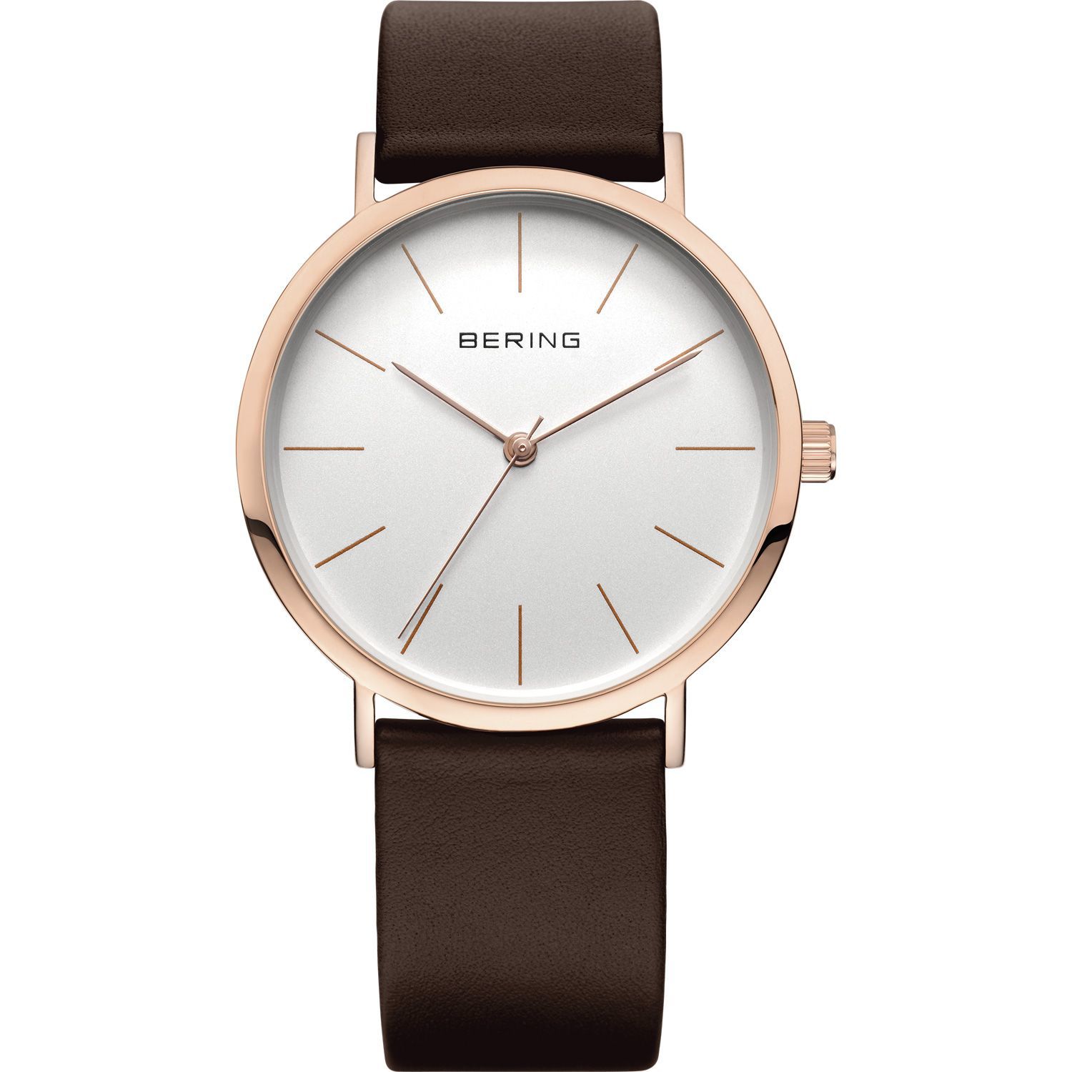 Bering 13436-564 - мужские наручные часы из коллекции Classic Bering 13436-564 - мужские наручные часы из коллекции ClassicBering<br>cферическое сапфировое стекло, rose gold<br><br>Бренд: Bering<br>Модель: Bering 13436-564<br>Артикул: 13436-564<br>Вариант артикула: ber-13436-564<br>Коллекция: Classic<br>Подколлекция: None<br>Страна: Дания<br>Пол: мужские<br>Тип механизма: кварцевые<br>Механизм: None<br>Количество камней: None<br>Автоподзавод: None<br>Источник энергии: от батарейки<br>Срок службы элемента питания: None<br>Дисплей: стрелки<br>Цифры: отсутствуют<br>Водозащита: WR 30<br>Противоударные: None<br>Материал корпуса: нерж. сталь, IP покрытие: позолота (полное)<br>Материал браслета: кожа (не указан)<br>Материал безеля: None<br>Стекло: сапфировое<br>Антибликовое покрытие: None<br>Цвет корпуса: розовое золото<br>Цвет браслета: коричневый<br>Цвет циферблата: None<br>Цвет безеля: None<br>Размеры: 36 мм<br>Диаметр: 36 мм<br>Диаметр корпуса: None<br>Толщина: None<br>Ширина ремешка: None<br>Вес: None<br>Спорт-функции: None<br>Подсветка: None<br>Вставка: None<br>Отображение даты: None<br>Хронограф: None<br>Таймер: None<br>Термометр: None<br>Хронометр: None<br>GPS: None<br>Радиосинхронизация: None<br>Барометр: None<br>Скелетон: None<br>Дополнительная информация: None<br>Дополнительные функции: None