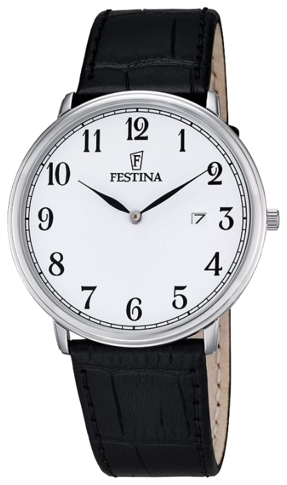 Festina F6839.1 - мужские наручные часы Festina F6839.1 - мужские наручные часыFestina<br><br><br>Бренд: Festina<br>Модель: Festina F6839/1<br>Артикул: F6839.1<br>Вариант артикула: None<br>Коллекция: None<br>Подколлекция: None<br>Страна: Испания<br>Пол: мужские<br>Тип механизма: кварцевые<br>Механизм: M9U15<br>Количество камней: None<br>Автоподзавод: None<br>Источник энергии: от батарейки<br>Срок службы элемента питания: None<br>Дисплей: стрелки<br>Цифры: арабские<br>Водозащита: WR 30<br>Противоударные: None<br>Материал корпуса: нерж. сталь<br>Материал браслета: кожа<br>Материал безеля: None<br>Стекло: минеральное<br>Антибликовое покрытие: None<br>Цвет корпуса: None<br>Цвет браслета: None<br>Цвет циферблата: None<br>Цвет безеля: None<br>Размеры: 40x7 мм<br>Диаметр: None<br>Диаметр корпуса: None<br>Толщина: None<br>Ширина ремешка: None<br>Вес: None<br>Спорт-функции: None<br>Подсветка: None<br>Вставка: None<br>Отображение даты: число<br>Хронограф: None<br>Таймер: None<br>Термометр: None<br>Хронометр: None<br>GPS: None<br>Радиосинхронизация: None<br>Барометр: None<br>Скелетон: None<br>Дополнительная информация: None<br>Дополнительные функции: None