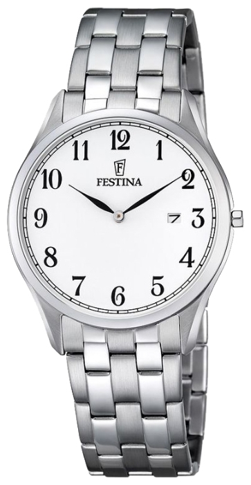 Festina F6840.1 - мужские наручные часы Festina F6840.1 - мужские наручные часыFestina<br><br><br>Бренд: Festina<br>Модель: Festina F6840/1<br>Артикул: F6840.1<br>Вариант артикула: None<br>Коллекция: None<br>Подколлекция: None<br>Страна: Испания<br>Пол: мужские<br>Тип механизма: кварцевые<br>Механизм: M9U15<br>Количество камней: None<br>Автоподзавод: None<br>Источник энергии: от батарейки<br>Срок службы элемента питания: None<br>Дисплей: стрелки<br>Цифры: арабские<br>Водозащита: WR 30<br>Противоударные: None<br>Материал корпуса: нерж. сталь<br>Материал браслета: нерж. сталь<br>Материал безеля: None<br>Стекло: минеральное<br>Антибликовое покрытие: None<br>Цвет корпуса: None<br>Цвет браслета: None<br>Цвет циферблата: None<br>Цвет безеля: None<br>Размеры: 40x44x7 мм<br>Диаметр: None<br>Диаметр корпуса: None<br>Толщина: None<br>Ширина ремешка: None<br>Вес: None<br>Спорт-функции: None<br>Подсветка: None<br>Вставка: None<br>Отображение даты: число<br>Хронограф: None<br>Таймер: None<br>Термометр: None<br>Хронометр: None<br>GPS: None<br>Радиосинхронизация: None<br>Барометр: None<br>Скелетон: None<br>Дополнительная информация: None<br>Дополнительные функции: None