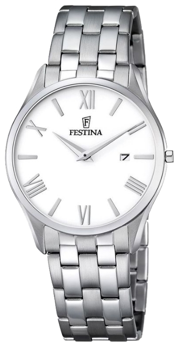 Festina F6840.3 - мужские наручные часы Festina F6840.3 - мужские наручные часыFestina<br><br><br>Бренд: Festina<br>Модель: Festina F6840/3<br>Артикул: F6840.3<br>Вариант артикула: None<br>Коллекция: None<br>Подколлекция: None<br>Страна: Испания<br>Пол: мужские<br>Тип механизма: кварцевые<br>Механизм: M9U15<br>Количество камней: None<br>Автоподзавод: None<br>Источник энергии: от батарейки<br>Срок службы элемента питания: None<br>Дисплей: стрелки<br>Цифры: римские<br>Водозащита: WR 30<br>Противоударные: None<br>Материал корпуса: нерж. сталь<br>Материал браслета: нерж. сталь<br>Материал безеля: None<br>Стекло: минеральное<br>Антибликовое покрытие: None<br>Цвет корпуса: None<br>Цвет браслета: None<br>Цвет циферблата: None<br>Цвет безеля: None<br>Размеры: 40x44x7 мм<br>Диаметр: None<br>Диаметр корпуса: None<br>Толщина: None<br>Ширина ремешка: None<br>Вес: None<br>Спорт-функции: None<br>Подсветка: None<br>Вставка: None<br>Отображение даты: число<br>Хронограф: None<br>Таймер: None<br>Термометр: None<br>Хронометр: None<br>GPS: None<br>Радиосинхронизация: None<br>Барометр: None<br>Скелетон: None<br>Дополнительная информация: None<br>Дополнительные функции: None