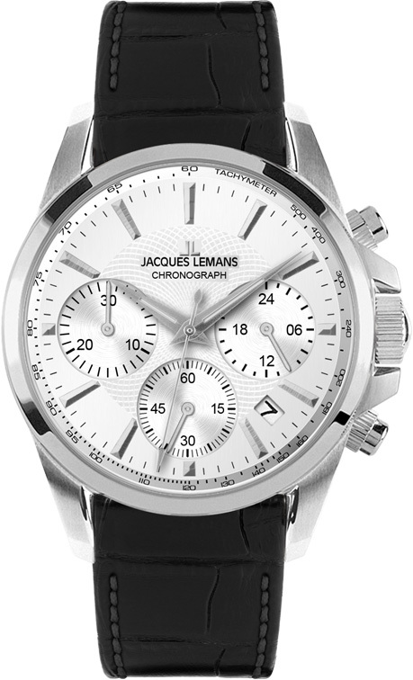 Jacques Lemans 1-1752C - женские наручные часы из коллекции Liverpool Jacques Lemans 1-1752C - женские наручные часы из коллекции LiverpoolJacques Lemans<br><br><br>Бренд: Jacques Lemans<br>Модель: Jacques Lemans 1-1752C<br>Артикул: 1-1752C<br>Вариант артикула: None<br>Коллекция: Liverpool<br>Подколлекция: None<br>Страна: Австрия<br>Пол: женские<br>Тип механизма: кварцевые<br>Механизм: None<br>Количество камней: None<br>Автоподзавод: None<br>Источник энергии: от батарейки<br>Срок службы элемента питания: None<br>Дисплей: стрелки<br>Цифры: отсутствуют<br>Водозащита: WR 100<br>Противоударные: None<br>Материал корпуса: нерж. сталь<br>Материал браслета: кожа<br>Материал безеля: None<br>Стекло: минеральное<br>Антибликовое покрытие: None<br>Цвет корпуса: None<br>Цвет браслета: None<br>Цвет циферблата: None<br>Цвет безеля: None<br>Размеры: 35 мм<br>Диаметр: None<br>Диаметр корпуса: None<br>Толщина: None<br>Ширина ремешка: None<br>Вес: None<br>Спорт-функции: секундомер<br>Подсветка: стрелок<br>Вставка: None<br>Отображение даты: число<br>Хронограф: есть<br>Таймер: None<br>Термометр: None<br>Хронометр: None<br>GPS: None<br>Радиосинхронизация: None<br>Барометр: None<br>Скелетон: None<br>Дополнительная информация: None<br>Дополнительные функции: второй часовой пояс