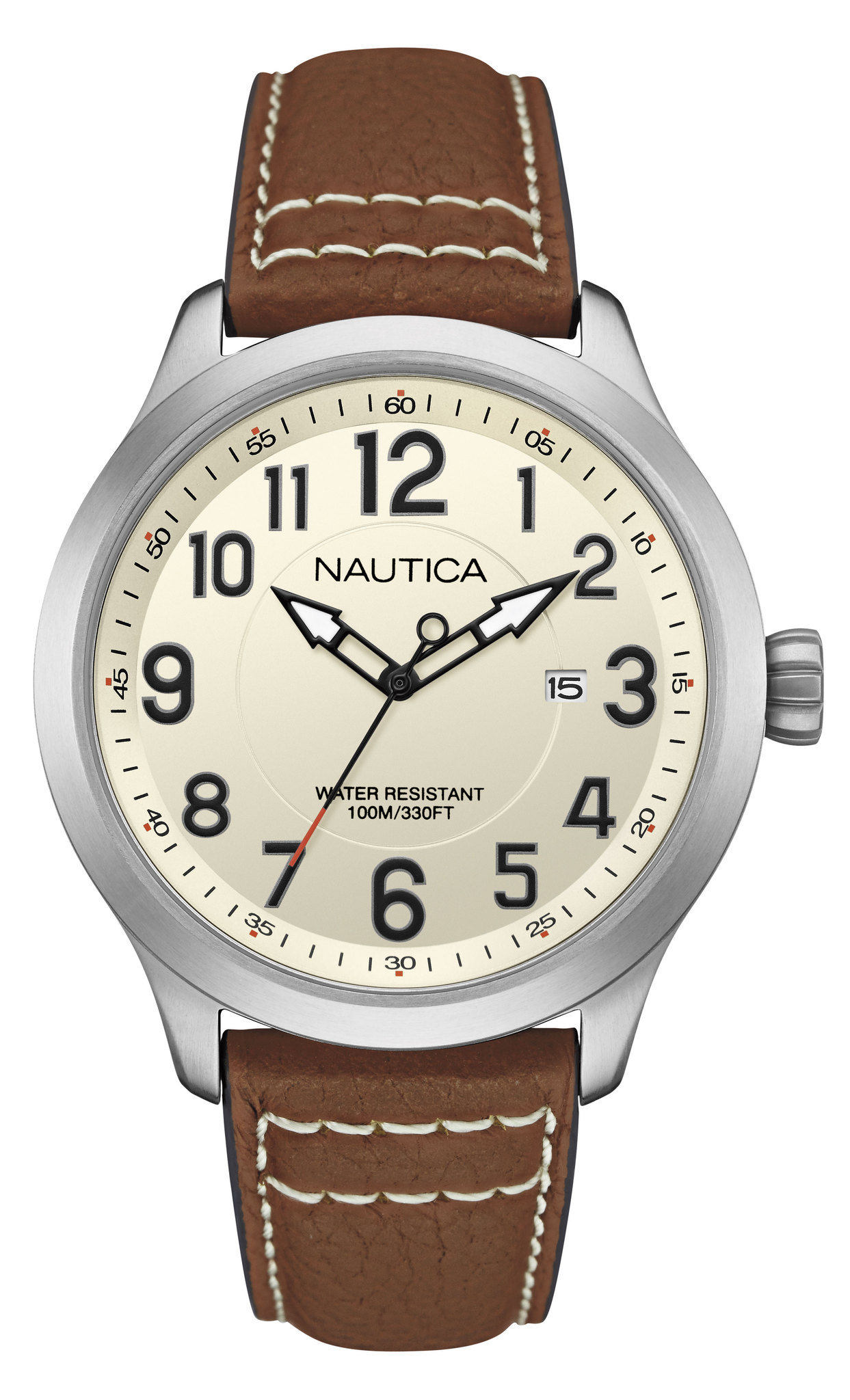 NAUTICA NAI10005G - мужские наручные часы NAUTICA NAI10005G - мужские наручные часыNAUTICA<br><br><br>Бренд: NAUTICA<br>Модель: NAUTICA NAI10005G<br>Артикул: NAI10005G<br>Вариант артикула: None<br>Коллекция: None<br>Подколлекция: None<br>Страна: США<br>Пол: мужские<br>Тип механизма: кварцевые<br>Механизм: None<br>Количество камней: None<br>Автоподзавод: None<br>Источник энергии: от батарейки<br>Срок службы элемента питания: None<br>Дисплей: стрелки<br>Цифры: арабские<br>Водозащита: WR 100<br>Противоударные: None<br>Материал корпуса: нерж. сталь<br>Материал браслета: кожа<br>Материал безеля: None<br>Стекло: минеральное<br>Антибликовое покрытие: None<br>Цвет корпуса: None<br>Цвет браслета: None<br>Цвет циферблата: None<br>Цвет безеля: None<br>Размеры: 44 мм<br>Диаметр: None<br>Диаметр корпуса: None<br>Толщина: None<br>Ширина ремешка: None<br>Вес: None<br>Спорт-функции: None<br>Подсветка: стрелок<br>Вставка: None<br>Отображение даты: число<br>Хронограф: None<br>Таймер: None<br>Термометр: None<br>Хронометр: None<br>GPS: None<br>Радиосинхронизация: None<br>Барометр: None<br>Скелетон: None<br>Дополнительная информация: None<br>Дополнительные функции: None