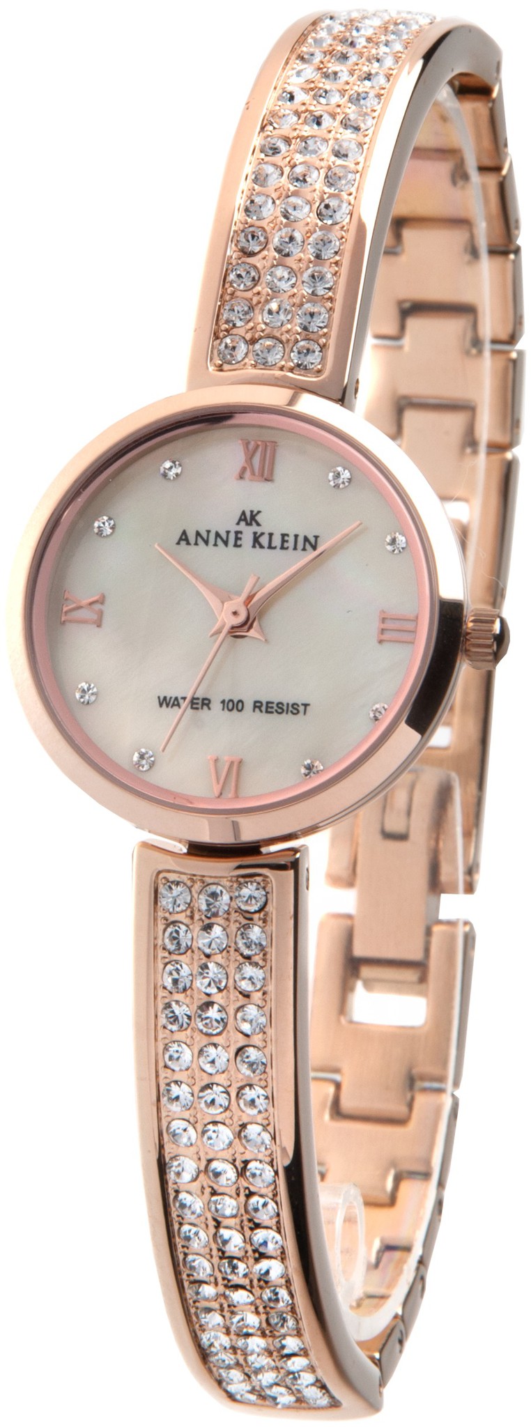 Anne Klein 9786CMRG - женские наручные часы из коллекции Crystal Anne Klein 9786CMRG - женские наручные часы из коллекции CrystalAnne Klein<br><br><br>Бренд: Anne Klein<br>Модель: Anne Klein 9786 CMRG<br>Артикул: 9786CMRG<br>Вариант артикула: None<br>Коллекция: Crystal<br>Подколлекция: None<br>Страна: США<br>Пол: женские<br>Тип механизма: кварцевые<br>Механизм: None<br>Количество камней: None<br>Автоподзавод: None<br>Источник энергии: от батарейки<br>Срок службы элемента питания: None<br>Дисплей: стрелки<br>Цифры: римские<br>Водозащита: WR 30<br>Противоударные: None<br>Материал корпуса: не указан, PVD покрытие: позолота (полное)<br>Материал браслета: не указан, PVD покрытие (полное): позолота<br>Материал безеля: None<br>Стекло: минеральное<br>Антибликовое покрытие: None<br>Цвет корпуса: None<br>Цвет браслета: None<br>Цвет циферблата: None<br>Цвет безеля: None<br>Размеры: 23 мм<br>Диаметр: None<br>Диаметр корпуса: None<br>Толщина: None<br>Ширина ремешка: None<br>Вес: None<br>Спорт-функции: None<br>Подсветка: None<br>Вставка: кристаллы Swarovski<br>Отображение даты: None<br>Хронограф: None<br>Таймер: None<br>Термометр: None<br>Хронометр: None<br>GPS: None<br>Радиосинхронизация: None<br>Барометр: None<br>Скелетон: None<br>Дополнительная информация: None<br>Дополнительные функции: None