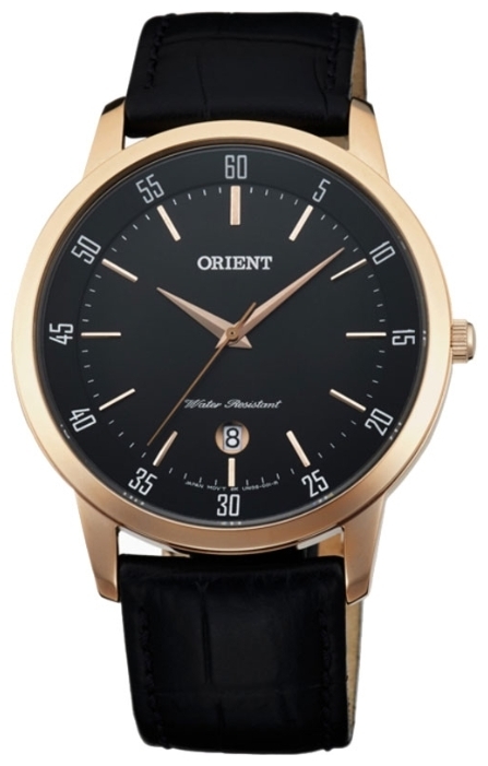 Orient UNG5001B / FUNG5001B0 - мужские наручные часы Orient UNG5001B / FUNG5001B0 - мужские наручные часыORIENT<br><br><br>Бренд: ORIENT<br>Модель: ORIENT UNG5001B<br>Артикул: UNG5001B<br>Вариант артикула: FUNG5001B0<br>Коллекция: None<br>Подколлекция: None<br>Страна: Япония<br>Пол: мужские<br>Тип механизма: кварцевые<br>Механизм: HT7<br>Количество камней: None<br>Автоподзавод: None<br>Источник энергии: от батарейки<br>Срок службы элемента питания: None<br>Дисплей: стрелки<br>Цифры: отсутствуют<br>Водозащита: WR 30<br>Противоударные: None<br>Материал корпуса: нерж. сталь, IP покрытие: позолота (полное)<br>Материал браслета: кожа (не указан)<br>Материал безеля: None<br>Стекло: минеральное<br>Антибликовое покрытие: None<br>Цвет корпуса: None<br>Цвет браслета: None<br>Цвет циферблата: None<br>Цвет безеля: None<br>Размеры: 39 мм<br>Диаметр: None<br>Диаметр корпуса: None<br>Толщина: None<br>Ширина ремешка: None<br>Вес: None<br>Спорт-функции: None<br>Подсветка: None<br>Вставка: None<br>Отображение даты: число<br>Хронограф: None<br>Таймер: None<br>Термометр: None<br>Хронометр: None<br>GPS: None<br>Радиосинхронизация: None<br>Барометр: None<br>Скелетон: None<br>Дополнительная информация: None<br>Дополнительные функции: None