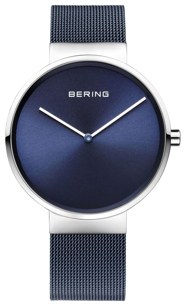 Bering 14539-307 - мужские наручные часы Bering 14539-307 - мужские наручные часыBering<br>синий миланский браслет, сапфировое стекло, циферблат синего цвета<br><br>Бренд: Bering<br>Модель: Bering 14539-307<br>Артикул: 14539-307<br>Вариант артикула: ber-14539-307<br>Коллекция: None<br>Подколлекция: None<br>Страна: Дания<br>Пол: мужские<br>Тип механизма: кварцевые<br>Механизм: None<br>Количество камней: None<br>Автоподзавод: None<br>Источник энергии: от батарейки<br>Срок службы элемента питания: None<br>Дисплей: стрелки<br>Цифры: отсутствуют<br>Водозащита: WR 50<br>Противоударные: None<br>Материал корпуса: нерж. сталь<br>Материал браслета: нерж. сталь, IP покрытие (полное)<br>Материал безеля: None<br>Стекло: сапфировое<br>Антибликовое покрытие: None<br>Цвет корпуса: None<br>Цвет браслета: None<br>Цвет циферблата: None<br>Цвет безеля: None<br>Размеры: None<br>Диаметр: None<br>Диаметр корпуса: 39<br>Толщина: None<br>Ширина ремешка: None<br>Вес: None<br>Спорт-функции: None<br>Подсветка: None<br>Вставка: None<br>Отображение даты: None<br>Хронограф: None<br>Таймер: None<br>Термометр: None<br>Хронометр: None<br>GPS: None<br>Радиосинхронизация: None<br>Барометр: None<br>Скелетон: None<br>Дополнительная информация: None<br>Дополнительные функции: None