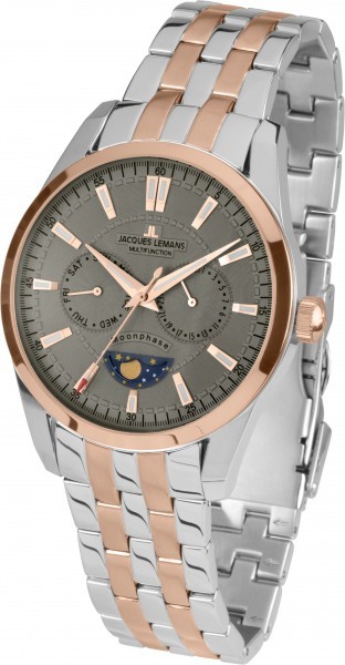 Jacques Lemans 1-1804G - мужские наручные часы из коллекции Liverpool Jacques Lemans 1-1804G - мужские наручные часы из коллекции LiverpoolJacques Lemans<br><br><br>Бренд: Jacques Lemans<br>Модель: Jacques Lemans 1-1804G<br>Артикул: 1-1804G<br>Вариант артикула: None<br>Коллекция: Liverpool<br>Подколлекция: None<br>Страна: Австрия<br>Пол: мужские<br>Тип механизма: кварцевые<br>Механизм: None<br>Количество камней: None<br>Автоподзавод: None<br>Источник энергии: от батарейки<br>Срок службы элемента питания: None<br>Дисплей: стрелки<br>Цифры: отсутствуют<br>Водозащита: WR 10<br>Противоударные: None<br>Материал корпуса: нерж. сталь, IP покрытие (частичное)<br>Материал браслета: нерж. сталь, IP покрытие (частичное)<br>Материал безеля: None<br>Стекло: Crystex<br>Антибликовое покрытие: None<br>Цвет корпуса: None<br>Цвет браслета: None<br>Цвет циферблата: None<br>Цвет безеля: None<br>Размеры: 44 мм<br>Диаметр: None<br>Диаметр корпуса: None<br>Толщина: None<br>Ширина ремешка: None<br>Вес: None<br>Спорт-функции: None<br>Подсветка: None<br>Вставка: None<br>Отображение даты: число, день недели<br>Хронограф: None<br>Таймер: None<br>Термометр: None<br>Хронометр: None<br>GPS: None<br>Радиосинхронизация: None<br>Барометр: None<br>Скелетон: None<br>Дополнительная информация: None<br>Дополнительные функции: указатель фаз луны