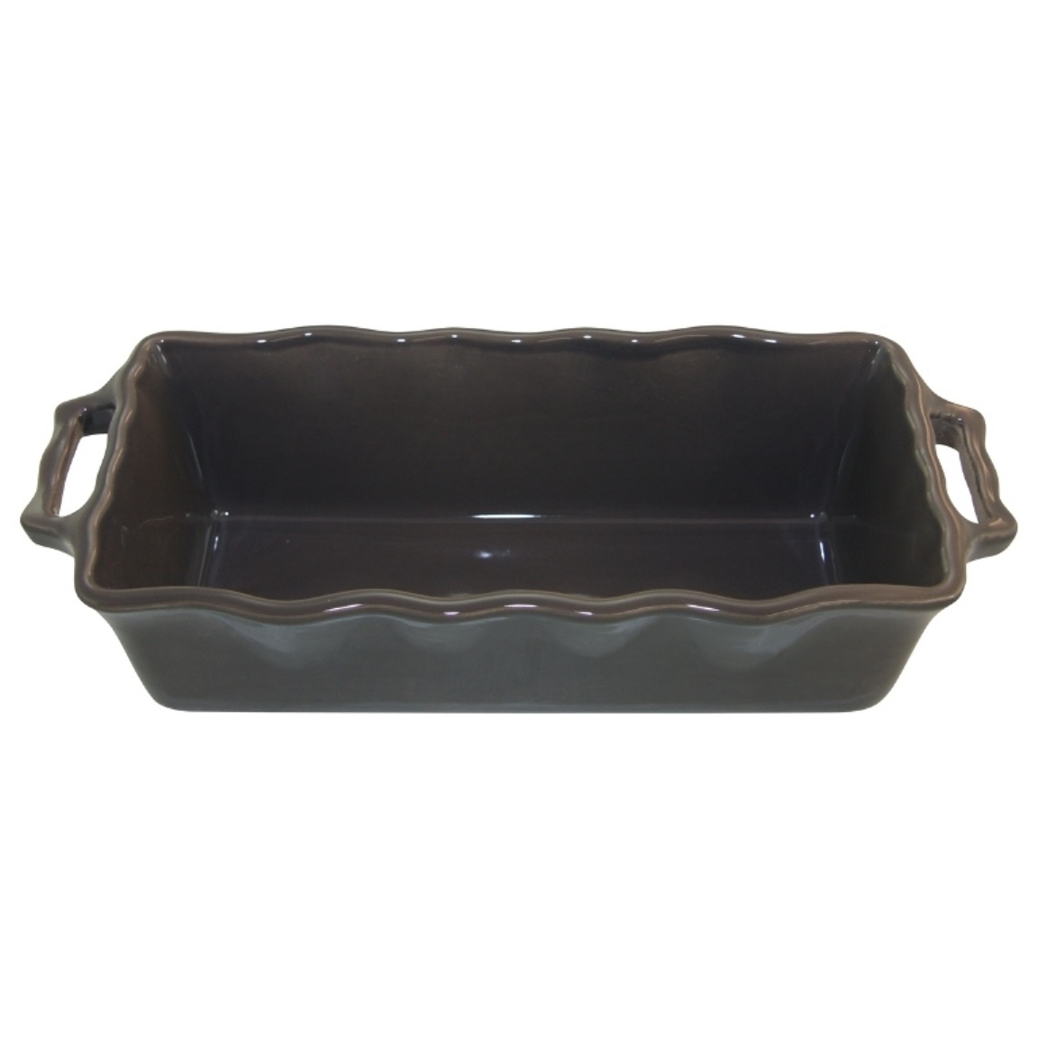 Форма для кекса 33 см Appolia Delices DARK GREY 112033044 Форма для кекса 33 см Appolia Delices DARK GREY 112033044Формы для запекания (выпечки)<br>Форма для кекса 33 см Appolia Delices DARK GREY 112033044<br> <br>Благодаря большому разнообразию изящных форм и широкой цветовой гамме, коллекция DELICES предлагает всевозможные варианты приготовления блюд для себя и гостей. Выбирайте цвета в соответствии с вашими желаниями и вашей кухне. Закругленные углы облегчают чистку. Легко использовать. Большие удобные ручки. Прочная жароустойчивая керамика экологична и изготавливается из высококачественной глины. Прочная глазурь устойчива к растрескиванию и сколам, не содержит свинца и кадмия. Глина обеспечивает медленный и равномерный нагрев, деликатное приготовление с сохранением всех питательных веществ и витаминов, а та же долго сохраняет тепло, что удобно при сервировке горячих блюд.<br>