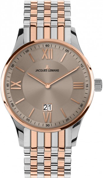 Jacques Lemans 1-1845L - мужские наручные часы из коллекции London Jacques Lemans 1-1845L - мужские наручные часы из коллекции LondonJacques Lemans<br><br><br>Бренд: Jacques Lemans<br>Модель: Jacques Lemans 1-1845L<br>Артикул: 1-1845L<br>Вариант артикула: None<br>Коллекция: London<br>Подколлекция: None<br>Страна: Австрия<br>Пол: мужские<br>Тип механизма: кварцевые<br>Механизм: None<br>Количество камней: None<br>Автоподзавод: None<br>Источник энергии: от батарейки<br>Срок службы элемента питания: None<br>Дисплей: стрелки<br>Цифры: римские<br>Водозащита: WR 100<br>Противоударные: None<br>Материал корпуса: нерж. сталь, IP покрытие (частичное)<br>Материал браслета: нерж. сталь, IP покрытие (частичное)<br>Материал безеля: None<br>Стекло: минеральное<br>Антибликовое покрытие: None<br>Цвет корпуса: None<br>Цвет браслета: None<br>Цвет циферблата: None<br>Цвет безеля: None<br>Размеры: 40 мм<br>Диаметр: None<br>Диаметр корпуса: None<br>Толщина: None<br>Ширина ремешка: None<br>Вес: None<br>Спорт-функции: None<br>Подсветка: None<br>Вставка: None<br>Отображение даты: число<br>Хронограф: None<br>Таймер: None<br>Термометр: None<br>Хронометр: None<br>GPS: None<br>Радиосинхронизация: None<br>Барометр: None<br>Скелетон: None<br>Дополнительная информация: None<br>Дополнительные функции: None