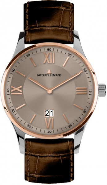 Jacques Lemans 1-1845E - мужские наручные часы из коллекции London Jacques Lemans 1-1845E - мужские наручные часы из коллекции LondonJacques Lemans<br><br><br>Бренд: Jacques Lemans<br>Модель: Jacques Lemans 1-1845E<br>Артикул: 1-1845E<br>Вариант артикула: None<br>Коллекция: London<br>Подколлекция: None<br>Страна: Австрия<br>Пол: мужские<br>Тип механизма: кварцевые<br>Механизм: None<br>Количество камней: None<br>Автоподзавод: None<br>Источник энергии: от батарейки<br>Срок службы элемента питания: None<br>Дисплей: стрелки<br>Цифры: римские<br>Водозащита: WR 10<br>Противоударные: None<br>Материал корпуса: нерж. сталь, IP покрытие (частичное)<br>Материал браслета: кожа<br>Материал безеля: None<br>Стекло: Crystex<br>Антибликовое покрытие: None<br>Цвет корпуса: None<br>Цвет браслета: None<br>Цвет циферблата: None<br>Цвет безеля: None<br>Размеры: 40 мм<br>Диаметр: None<br>Диаметр корпуса: None<br>Толщина: None<br>Ширина ремешка: None<br>Вес: None<br>Спорт-функции: None<br>Подсветка: None<br>Вставка: None<br>Отображение даты: число<br>Хронограф: None<br>Таймер: None<br>Термометр: None<br>Хронометр: None<br>GPS: None<br>Радиосинхронизация: None<br>Барометр: None<br>Скелетон: None<br>Дополнительная информация: None<br>Дополнительные функции: None