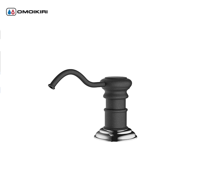 Дозатор для моющего средства OMOIKIRI ОМ-01-BL (4995011) Дозатор для моющего средства OMOIKIRI ОМ-01-BL (4995011)Диспенсеры для мойки<br>Дозатор для моющего средства OMOIKIRI ОМ-01-BL (4995011)<br> <br><br>Дозаторы легко заполняются моющим средством – нужно залить его в емкость сверху.<br>Диспенсер порционно дозирует жидкое средство, необходимо только поднести к носику губку после нажатия. <br>Монтаж: возможна установка на кухне и в ванной комнате.<br>Отверстие для установки: 25 мм<br>Гарантия 1 год.<br>
