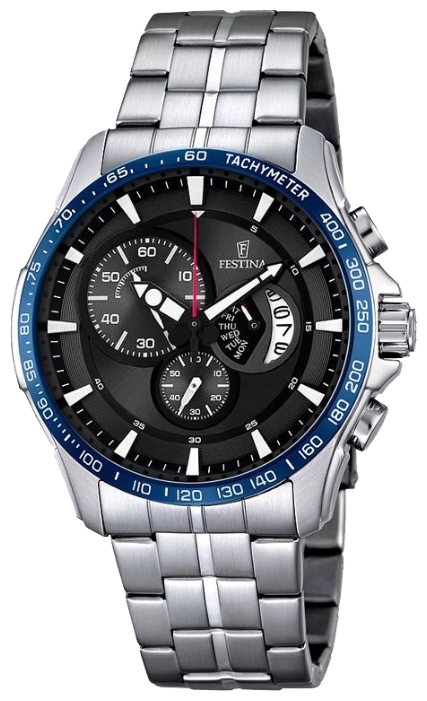 Festina F6850.4 - мужские наручные часы Festina F6850.4 - мужские наручные часыFestina<br><br><br>Бренд: Festina<br>Модель: Festina F6850/4<br>Артикул: F6850.4<br>Вариант артикула: None<br>Коллекция: None<br>Подколлекция: None<br>Страна: Испания<br>Пол: мужские<br>Тип механизма: кварцевые<br>Механизм: MFS60<br>Количество камней: None<br>Автоподзавод: None<br>Источник энергии: от батарейки<br>Срок службы элемента питания: None<br>Дисплей: стрелки<br>Цифры: отсутствуют<br>Водозащита: WR 100<br>Противоударные: None<br>Материал корпуса: нерж. сталь, частичное покрытие корпуса<br>Материал браслета: нерж. сталь<br>Материал безеля: None<br>Стекло: минеральное<br>Антибликовое покрытие: None<br>Цвет корпуса: None<br>Цвет браслета: None<br>Цвет циферблата: None<br>Цвет безеля: None<br>Размеры: 42x47x14 мм<br>Диаметр: None<br>Диаметр корпуса: None<br>Толщина: None<br>Ширина ремешка: None<br>Вес: None<br>Спорт-функции: секундомер<br>Подсветка: стрелок<br>Вставка: None<br>Отображение даты: число, день недели<br>Хронограф: есть<br>Таймер: None<br>Термометр: None<br>Хронометр: None<br>GPS: None<br>Радиосинхронизация: None<br>Барометр: None<br>Скелетон: None<br>Дополнительная информация: None<br>Дополнительные функции: None