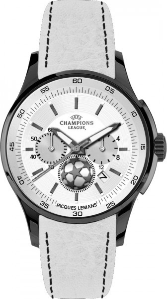 Jacques Lemans U-32S - мужские наручные часы из коллекции UEFA Jacques Lemans U-32S - мужские наручные часы из коллекции UEFAJacques Lemans<br><br><br>Бренд: Jacques Lemans<br>Модель: Jacques Lemans U-32S<br>Артикул: U-32S<br>Вариант артикула: None<br>Коллекция: UEFA<br>Подколлекция: None<br>Страна: Австрия<br>Пол: мужские<br>Тип механизма: кварцевые<br>Механизм: None<br>Количество камней: None<br>Автоподзавод: None<br>Источник энергии: от батарейки<br>Срок службы элемента питания: None<br>Дисплей: стрелки<br>Цифры: отсутствуют<br>Водозащита: WR 100<br>Противоударные: None<br>Материал корпуса: нерж. сталь, IP покрытие (полное)<br>Материал браслета: кожа<br>Материал безеля: None<br>Стекло: минеральное<br>Антибликовое покрытие: None<br>Цвет корпуса: None<br>Цвет браслета: None<br>Цвет циферблата: None<br>Цвет безеля: None<br>Размеры: 42 мм<br>Диаметр: None<br>Диаметр корпуса: None<br>Толщина: None<br>Ширина ремешка: None<br>Вес: None<br>Спорт-функции: секундомер<br>Подсветка: стрелок<br>Вставка: None<br>Отображение даты: число<br>Хронограф: есть<br>Таймер: None<br>Термометр: None<br>Хронометр: None<br>GPS: None<br>Радиосинхронизация: None<br>Барометр: None<br>Скелетон: None<br>Дополнительная информация: None<br>Дополнительные функции: None