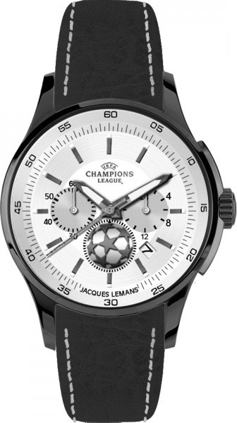 Jacques Lemans U-32R - мужские наручные часы из коллекции UEFA Jacques Lemans U-32R - мужские наручные часы из коллекции UEFAJacques Lemans<br><br><br>Бренд: Jacques Lemans<br>Модель: Jacques Lemans U-32R<br>Артикул: U-32R<br>Вариант артикула: None<br>Коллекция: UEFA<br>Подколлекция: None<br>Страна: Австрия<br>Пол: мужские<br>Тип механизма: кварцевые<br>Механизм: None<br>Количество камней: None<br>Автоподзавод: None<br>Источник энергии: от батарейки<br>Срок службы элемента питания: None<br>Дисплей: стрелки<br>Цифры: отсутствуют<br>Водозащита: WR 100<br>Противоударные: None<br>Материал корпуса: нерж. сталь, IP покрытие (полное)<br>Материал браслета: кожа<br>Материал безеля: None<br>Стекло: минеральное<br>Антибликовое покрытие: None<br>Цвет корпуса: None<br>Цвет браслета: None<br>Цвет циферблата: None<br>Цвет безеля: None<br>Размеры: 42 мм<br>Диаметр: None<br>Диаметр корпуса: None<br>Толщина: None<br>Ширина ремешка: None<br>Вес: None<br>Спорт-функции: секундомер<br>Подсветка: стрелок<br>Вставка: None<br>Отображение даты: число<br>Хронограф: есть<br>Таймер: None<br>Термометр: None<br>Хронометр: None<br>GPS: None<br>Радиосинхронизация: None<br>Барометр: None<br>Скелетон: None<br>Дополнительная информация: None<br>Дополнительные функции: None