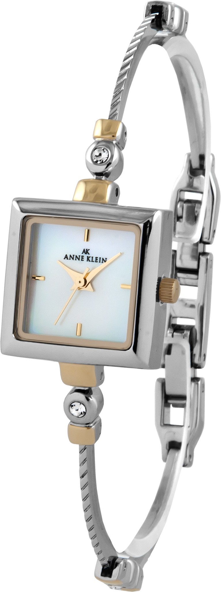 Anne Klein 9117MPTT - женские наручные часы из коллекции Crystal Anne Klein 9117MPTT - женские наручные часы из коллекции CrystalAnne Klein<br><br><br>Бренд: Anne Klein<br>Модель: Anne Klein 9117 MPTT<br>Артикул: 9117MPTT<br>Вариант артикула: None<br>Коллекция: Crystal<br>Подколлекция: None<br>Страна: США<br>Пол: женские<br>Тип механизма: кварцевые<br>Механизм: None<br>Количество камней: None<br>Автоподзавод: None<br>Источник энергии: от батарейки<br>Срок службы элемента питания: None<br>Дисплей: стрелки<br>Цифры: отсутствуют<br>Водозащита: WR 30<br>Противоударные: None<br>Материал корпуса: нерж. сталь, покрытие: позолота (частичное)<br>Материал браслета: не указан, покрытие: позолота (частичное)<br>Материал безеля: None<br>Стекло: минеральное<br>Антибликовое покрытие: None<br>Цвет корпуса: None<br>Цвет браслета: None<br>Цвет циферблата: None<br>Цвет безеля: None<br>Размеры: None<br>Диаметр: None<br>Диаметр корпуса: None<br>Толщина: None<br>Ширина ремешка: None<br>Вес: None<br>Спорт-функции: None<br>Подсветка: None<br>Вставка: кристаллы Swarovski<br>Отображение даты: None<br>Хронограф: None<br>Таймер: None<br>Термометр: None<br>Хронометр: None<br>GPS: None<br>Радиосинхронизация: None<br>Барометр: None<br>Скелетон: None<br>Дополнительная информация: None<br>Дополнительные функции: None